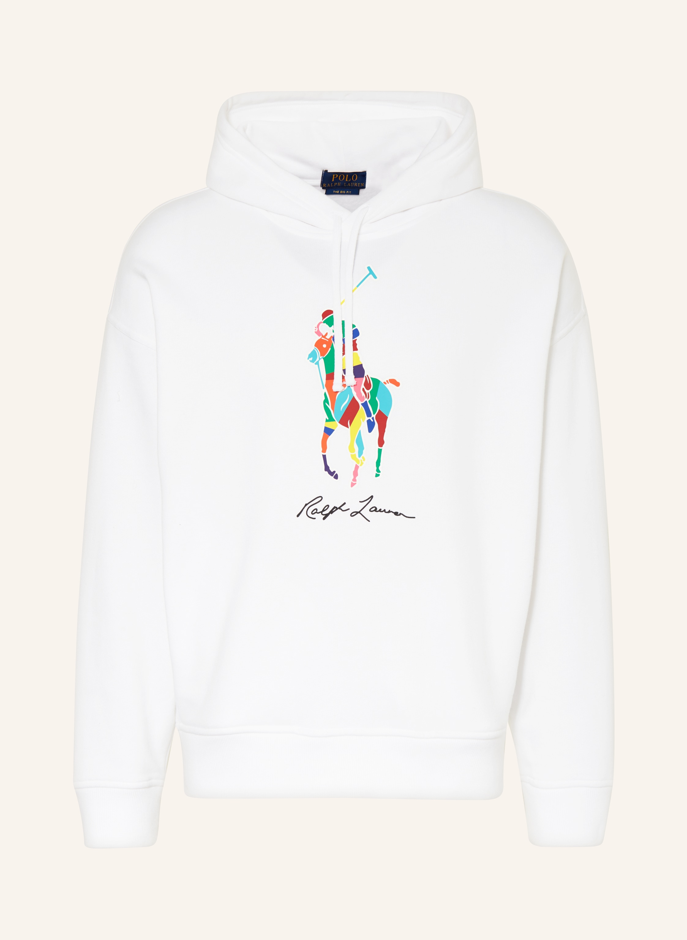 White polo ralph lauren hoodie shop