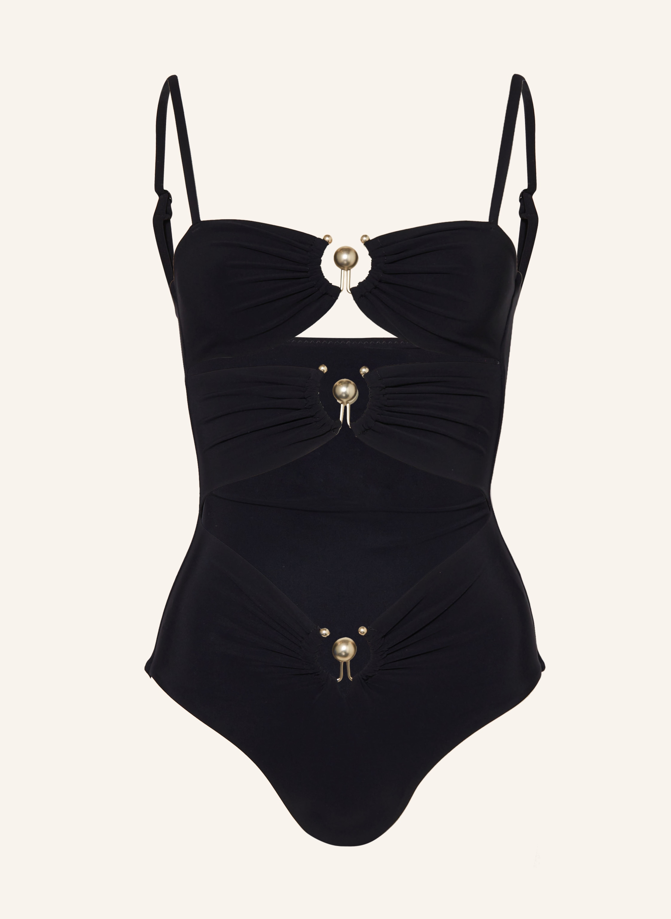 Orbit cut out underwire one piece swimsuit outlet