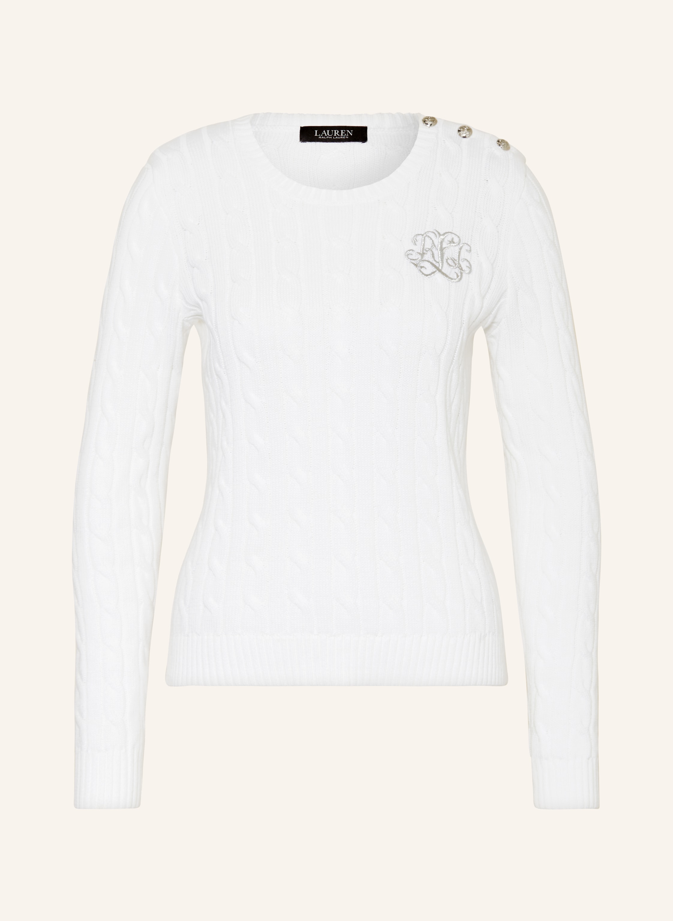 LAUREN RALPH LAUREN Sweater in white