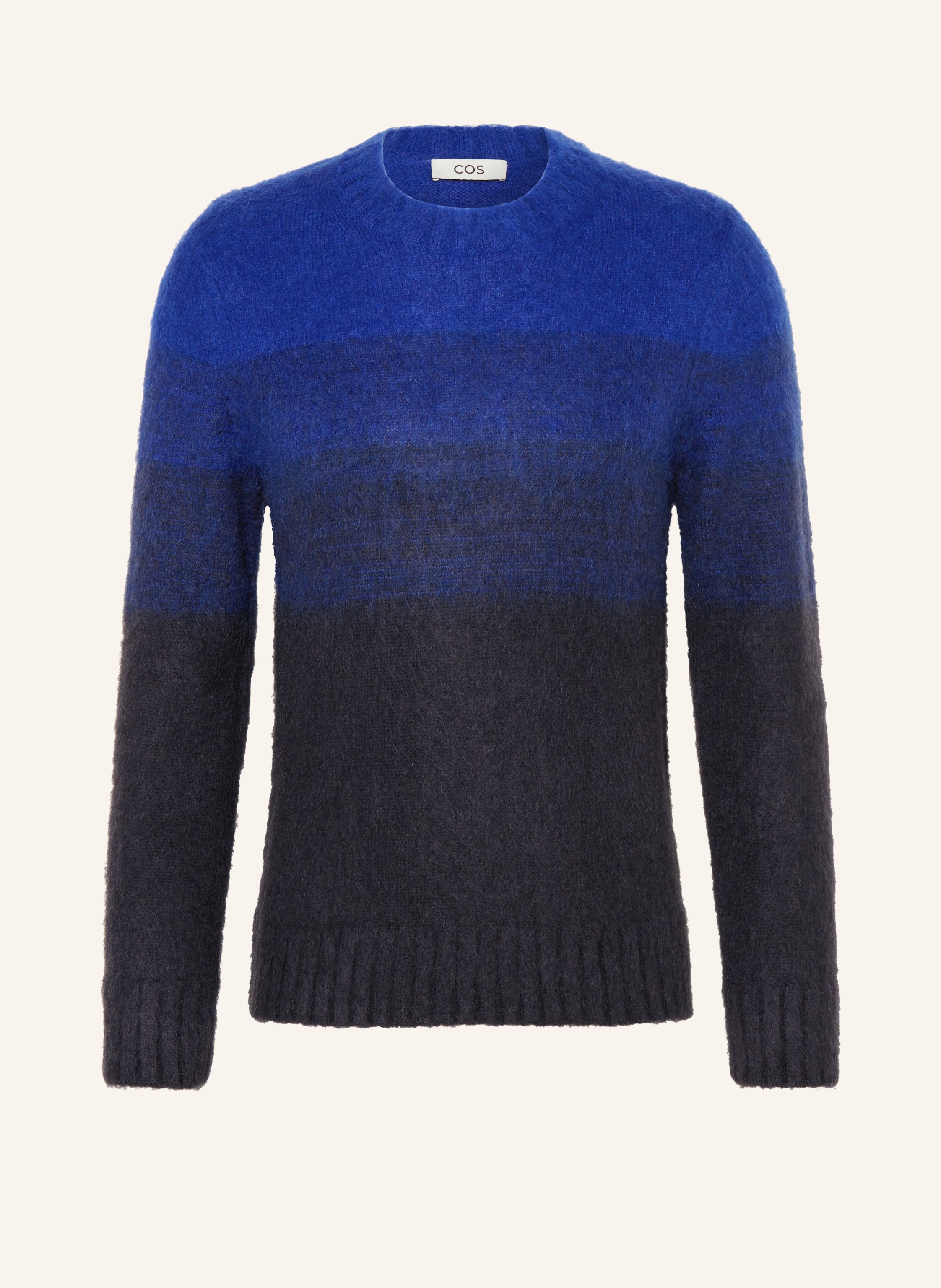 COS Sweater RUE with mohair in blue dark blue