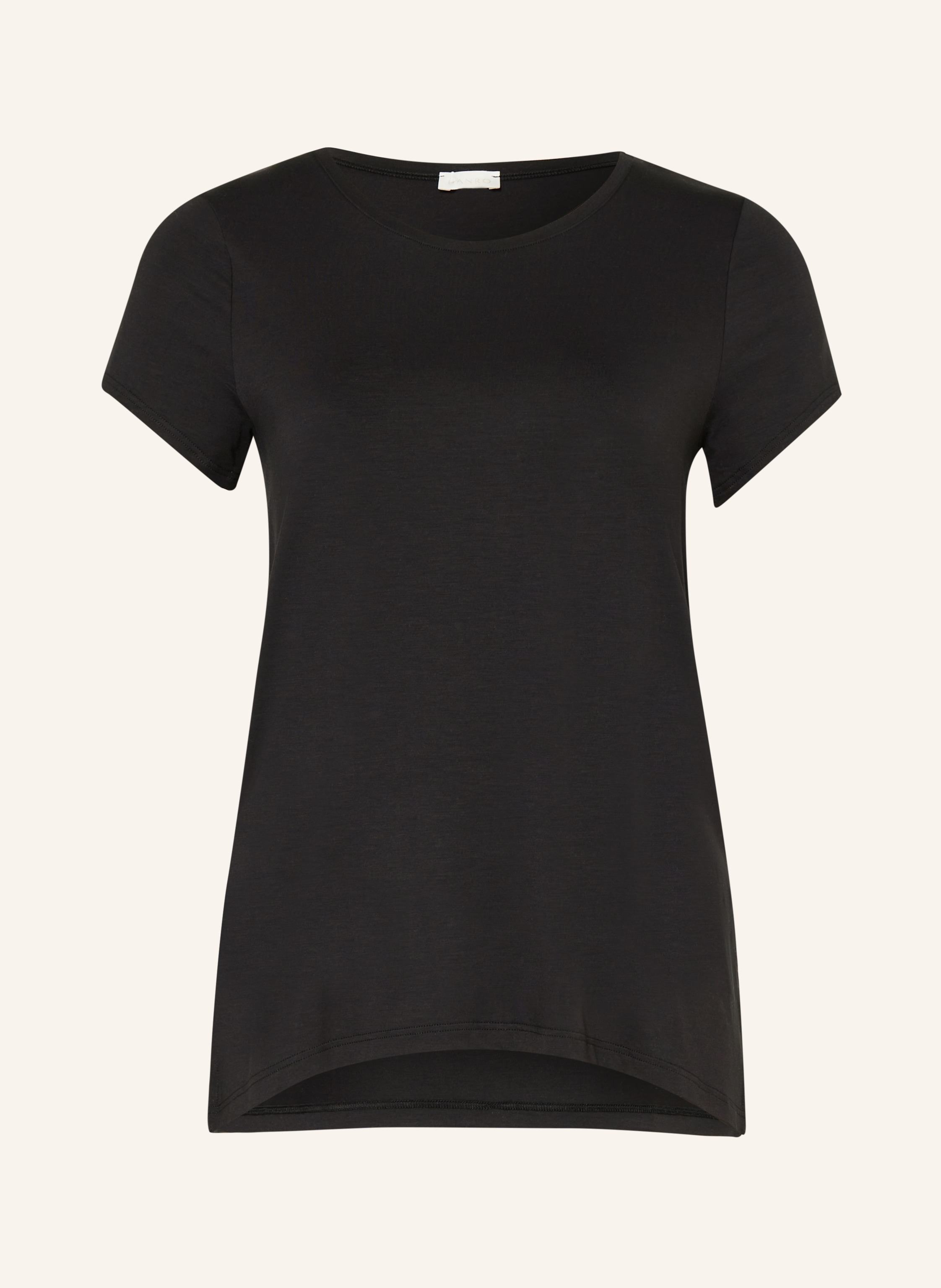 HANRO Yoga Shirt langarm schwarz Loungewear - Underwear-Shop