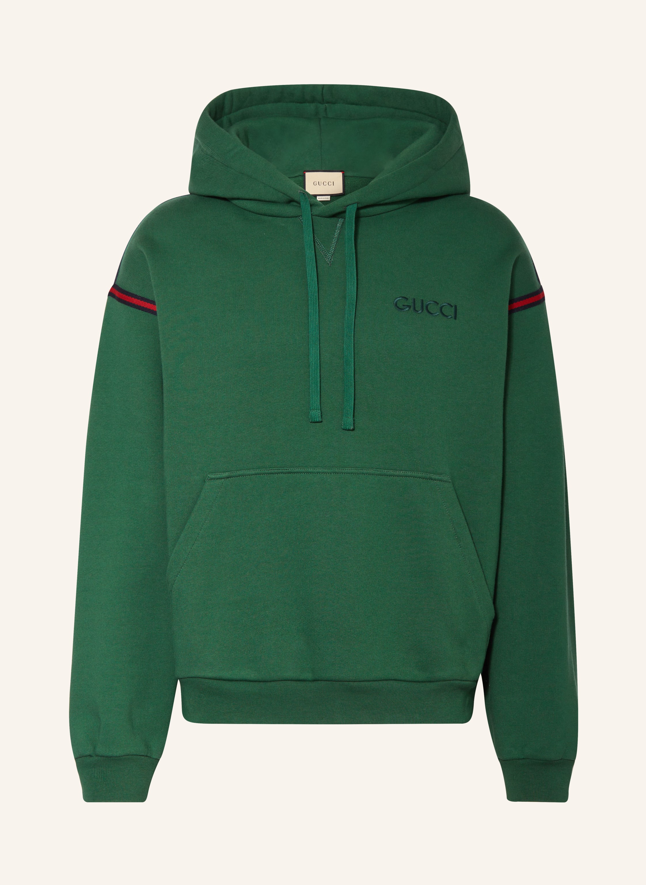 Gucci teddy bear hoodie green online