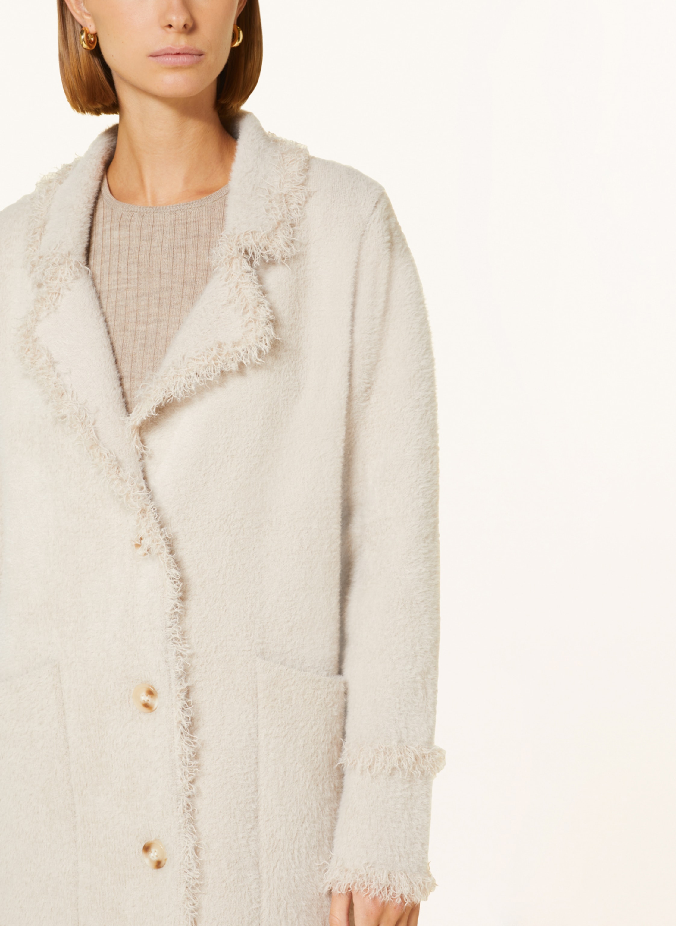 Thumbnail - Rino & Pelle Strickmantel Catena beige