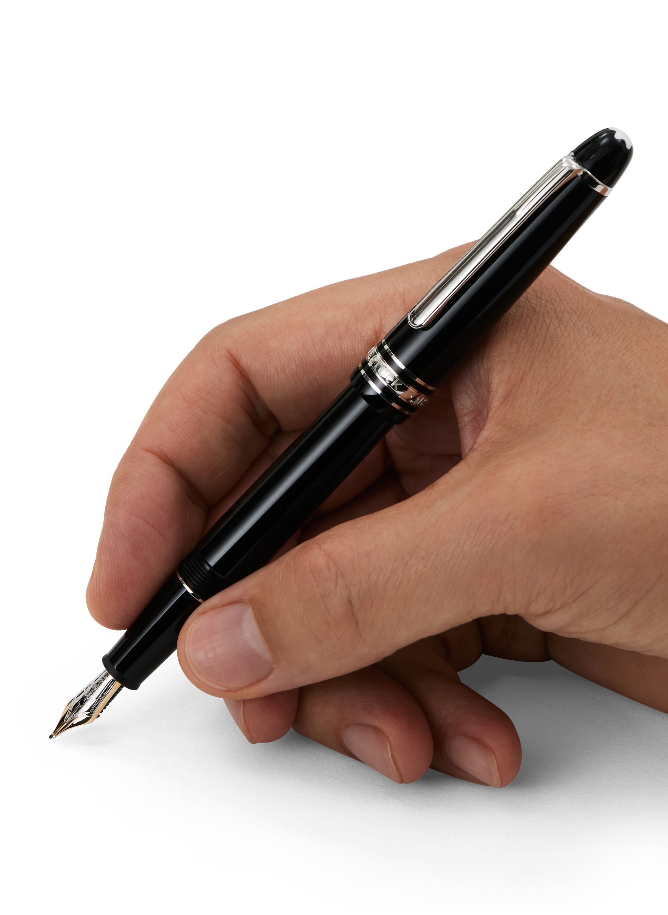 Thumbnail - Montblanc Füllfederhalter Meisterstück Platinum Line 145 schwarz