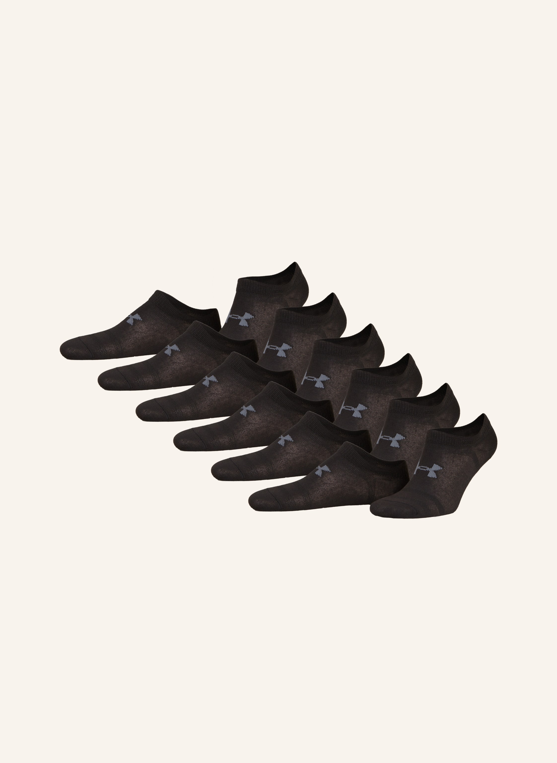 Under Armour 6er-Pack Sneakersocken Essential No Show schwarz