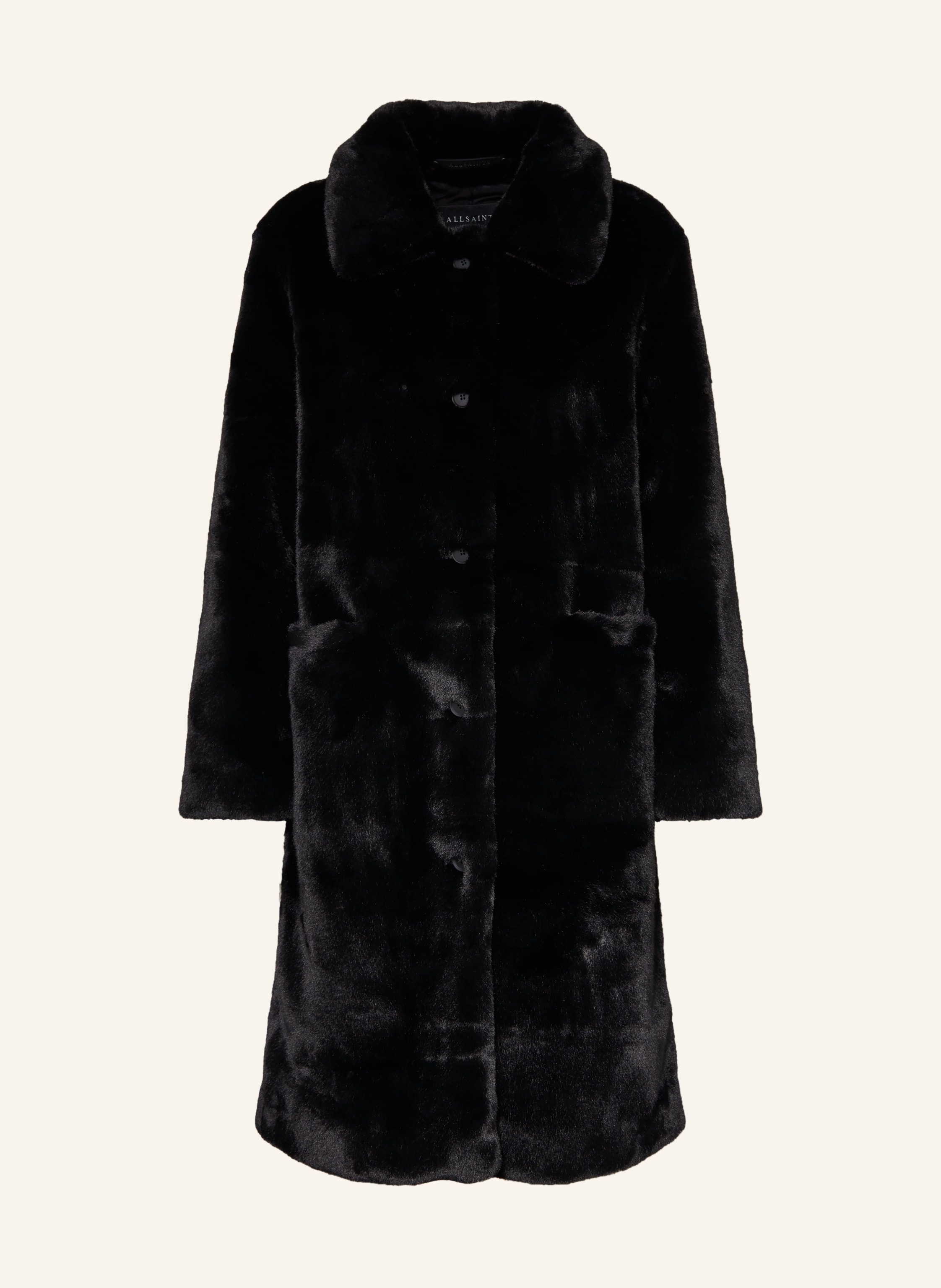 All saints clearance faux fur coat
