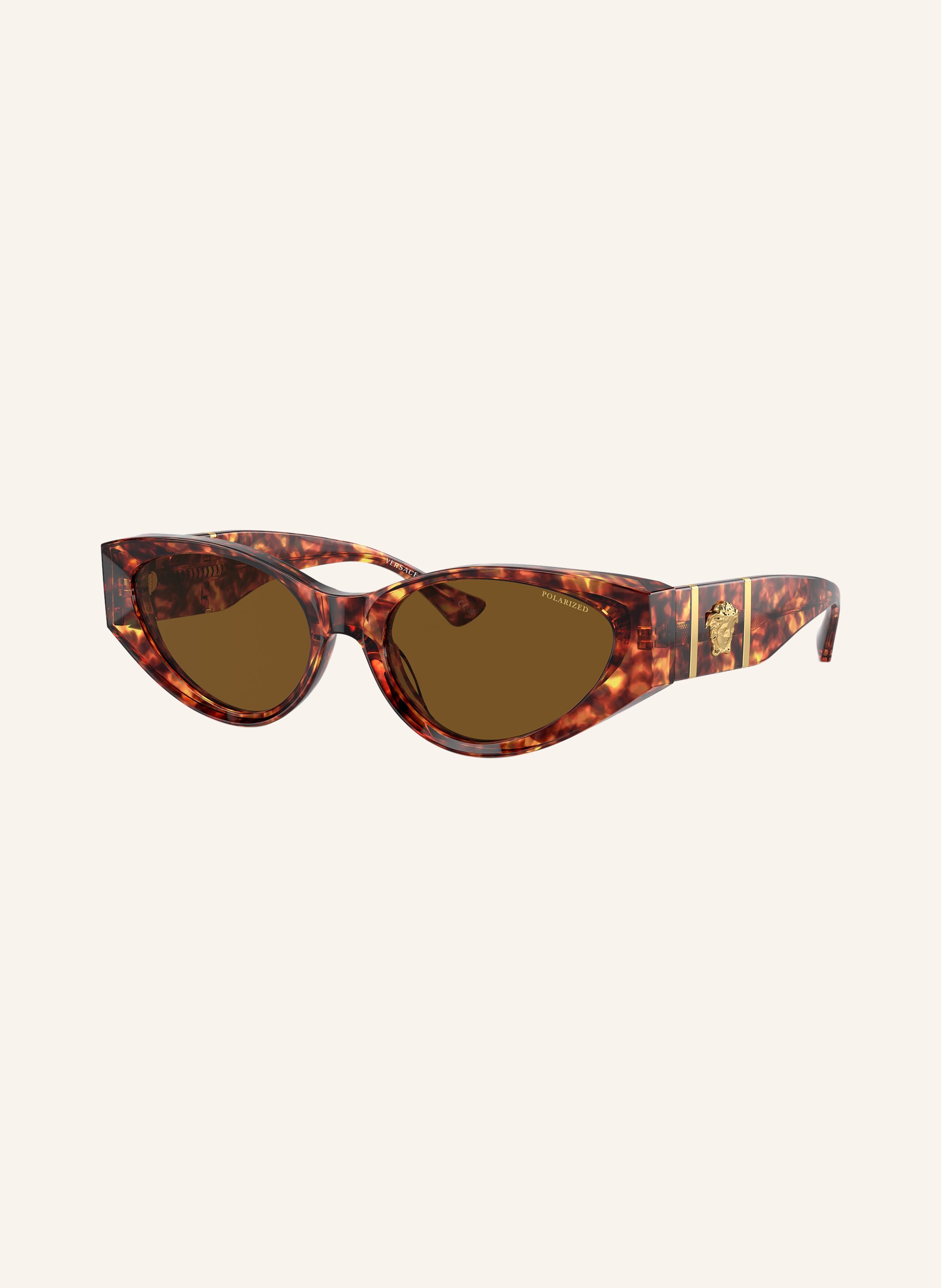 Versace Versace Sonnenbrille ve4454 beige in 543783 HAVANNA/ BRAUN VERSPIEGELT
