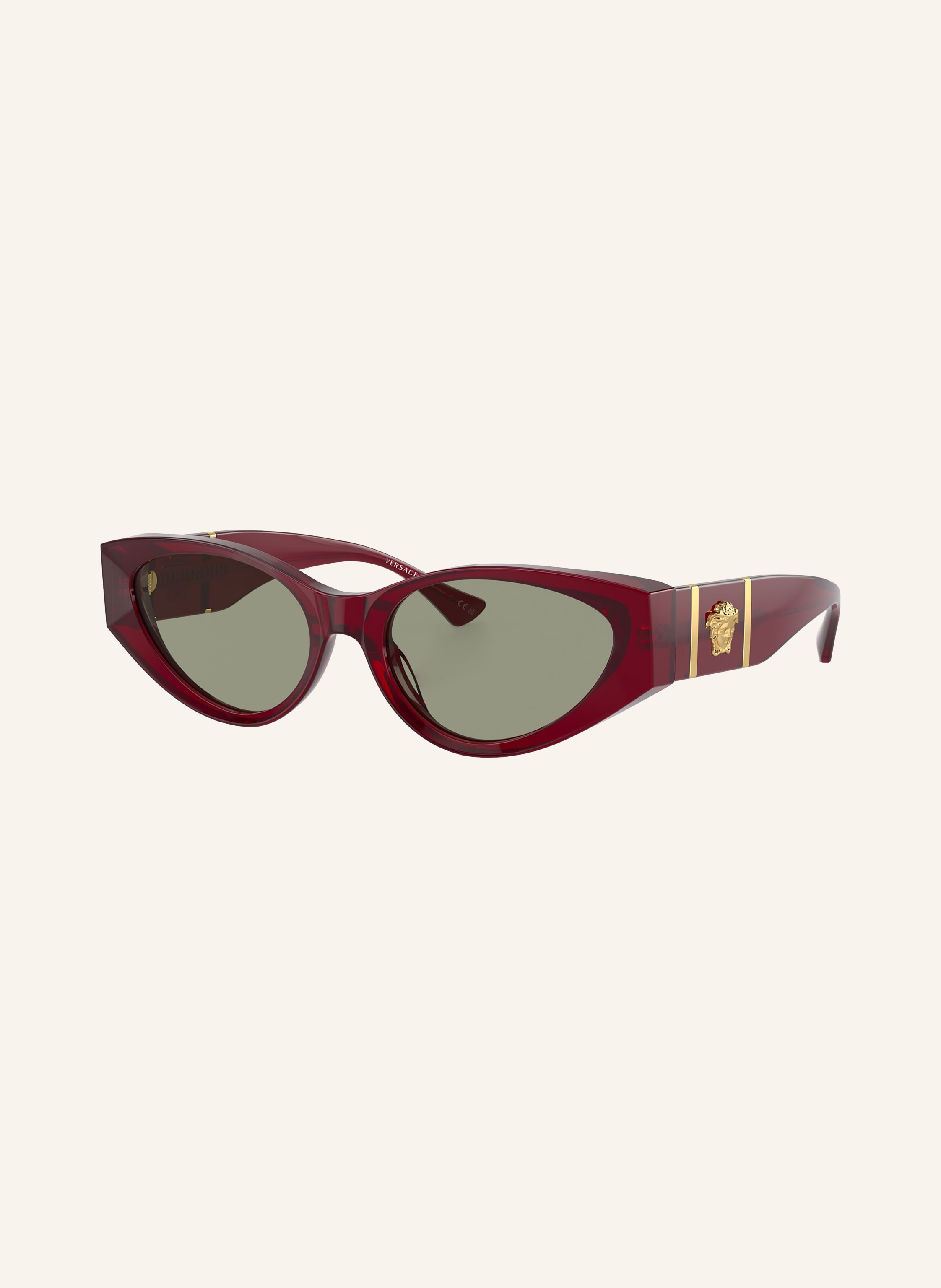 Versace Versace Sonnenbrille ve4454 rot in 5430/2 - DUNKELROT/ GRÜN