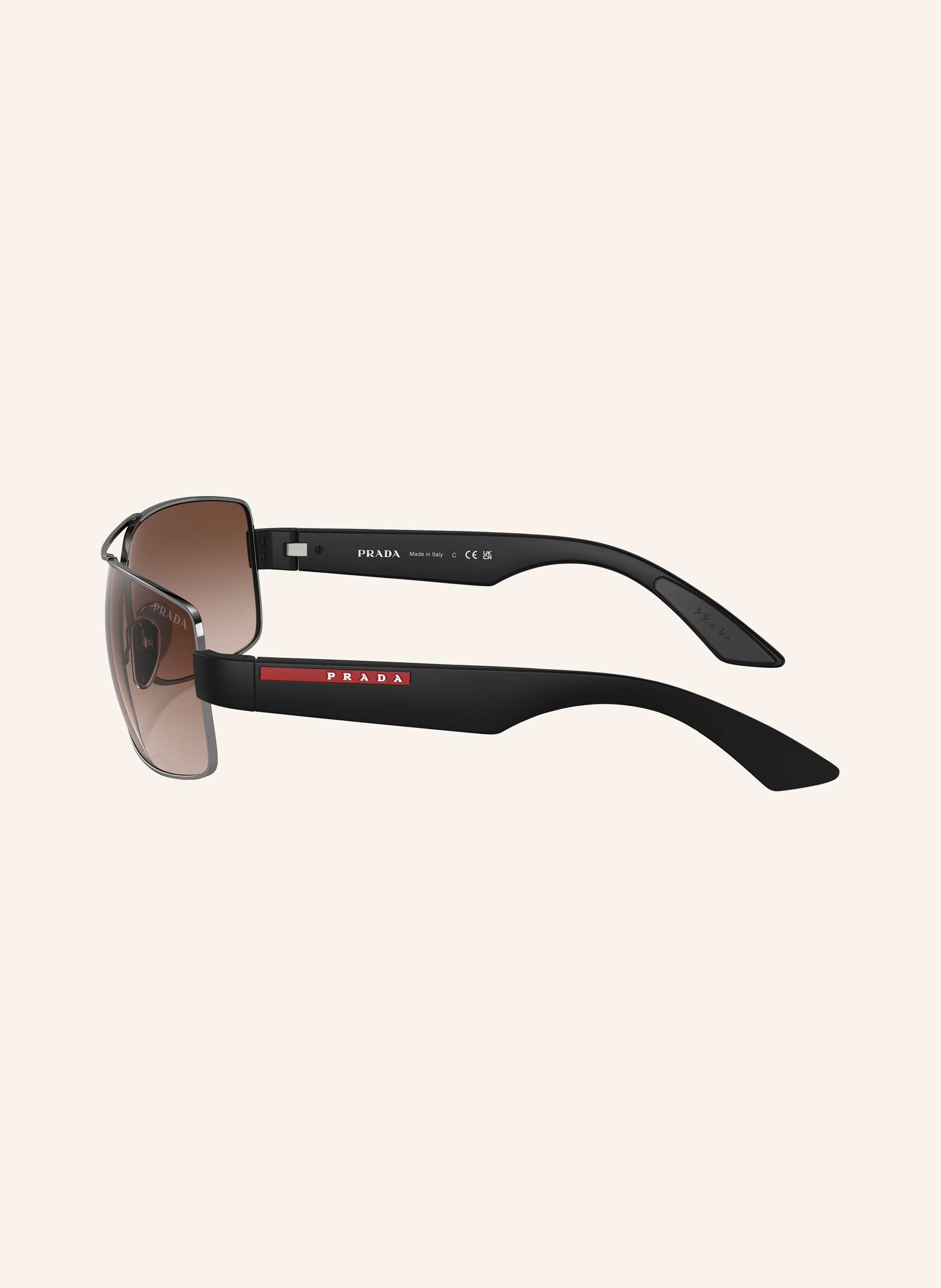 Thumbnail - Prada Linea Rossa Sonnenbrille Ps 50zs grau
