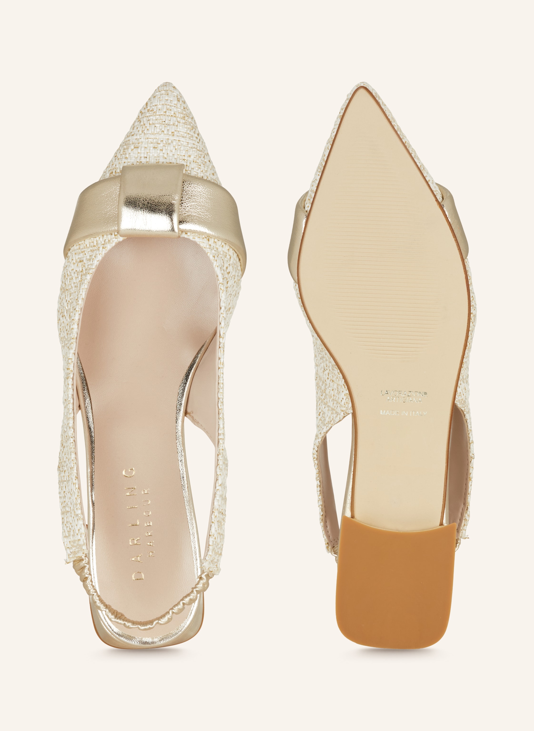 Darling Harbour Slingballerinas beige – Bild 2