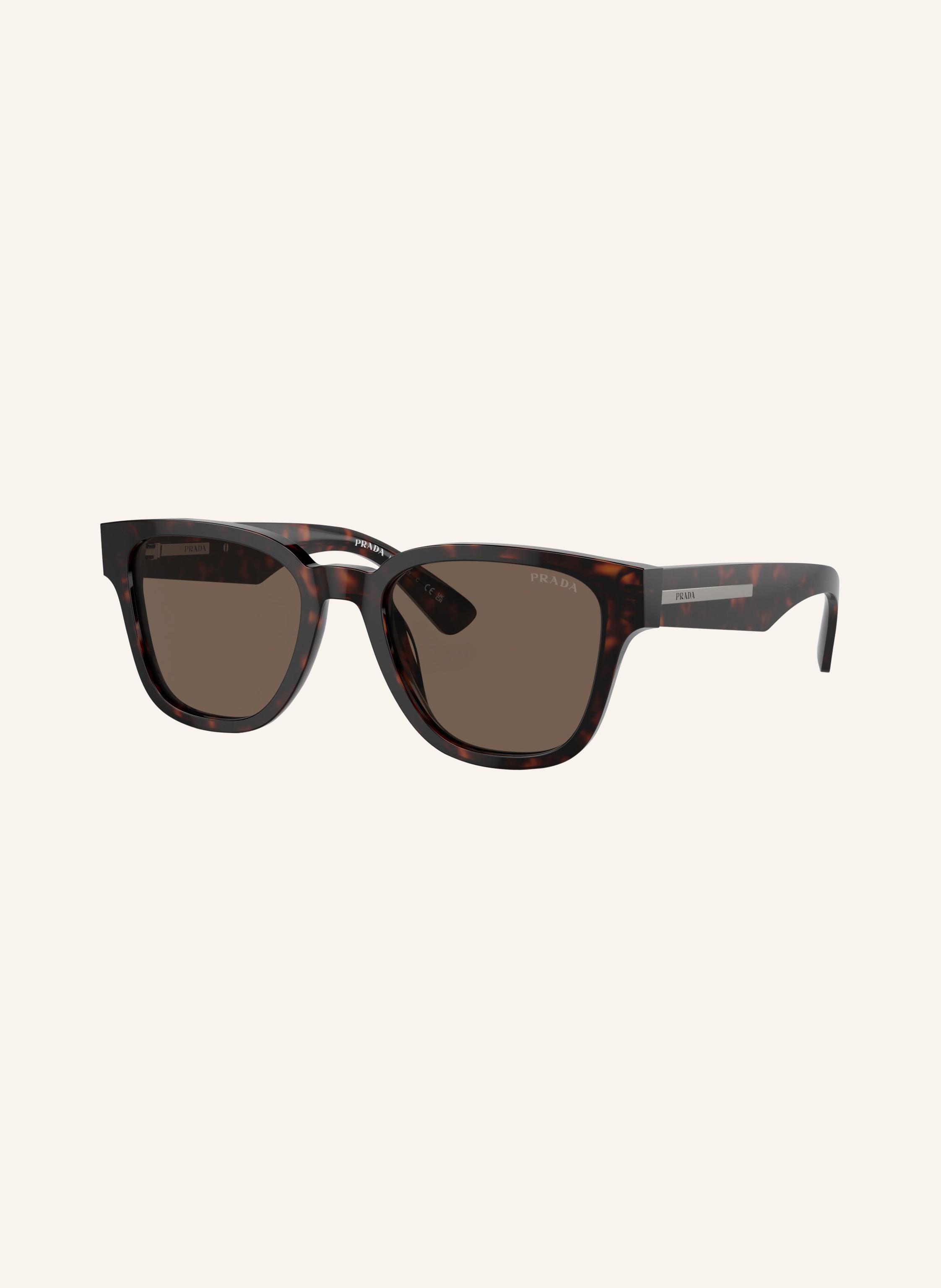 Prada Prada Sonnenbrille Pr a04s beige in 17N08T HAVANNA/ BRAUN