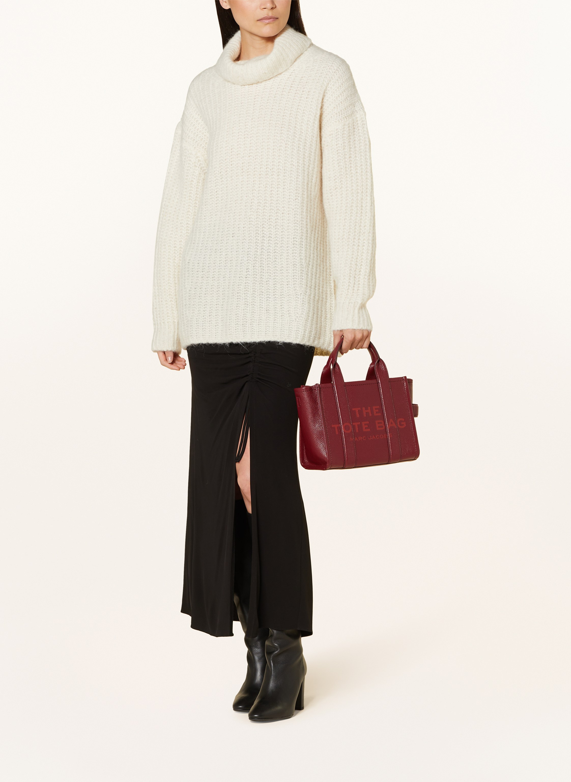 Thumbnail - Marc Jacobs Shopper The Small Tote Bag Leather rot