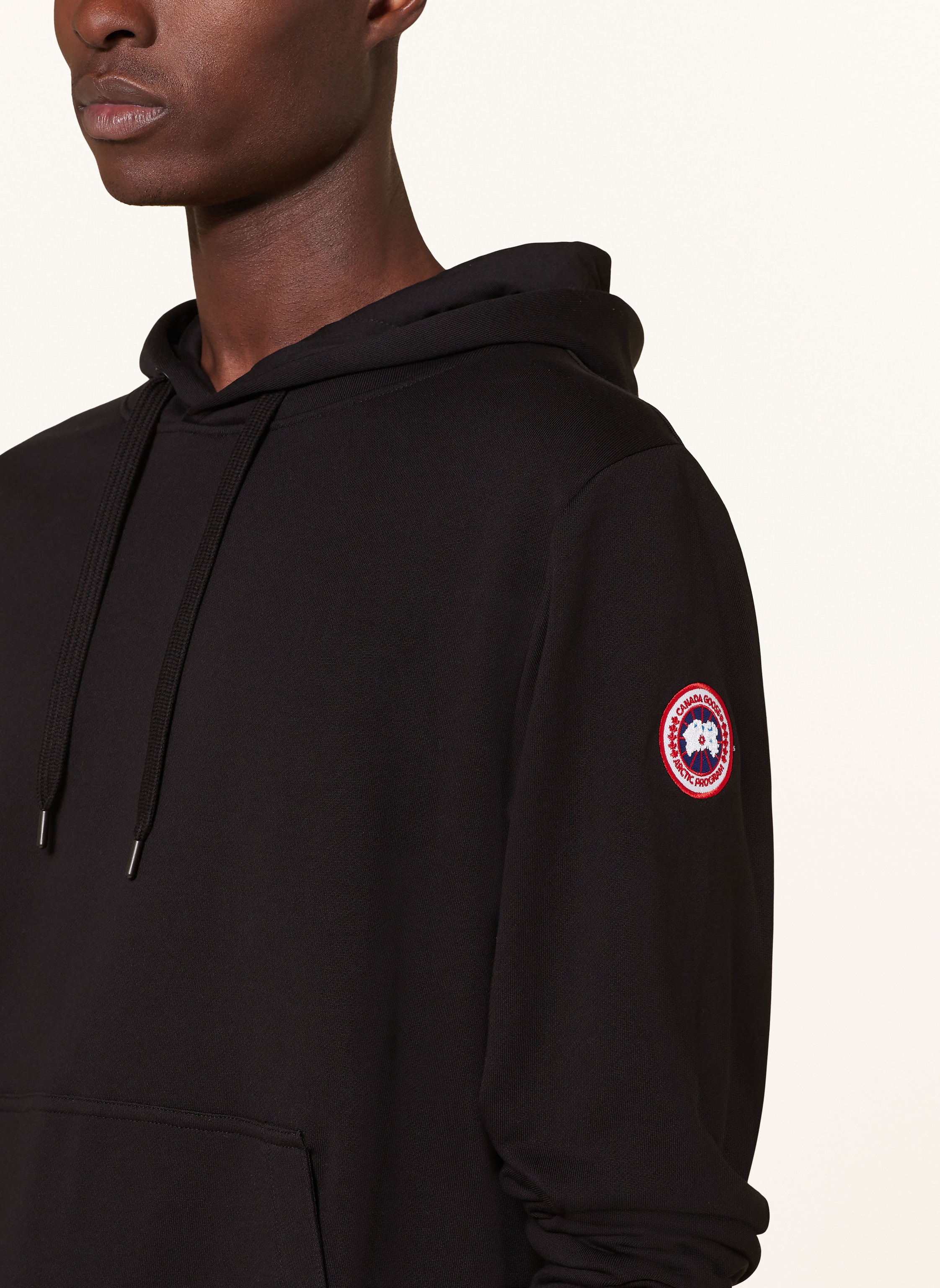 Thumbnail - Canada Goose Hoodie Huron schwarz