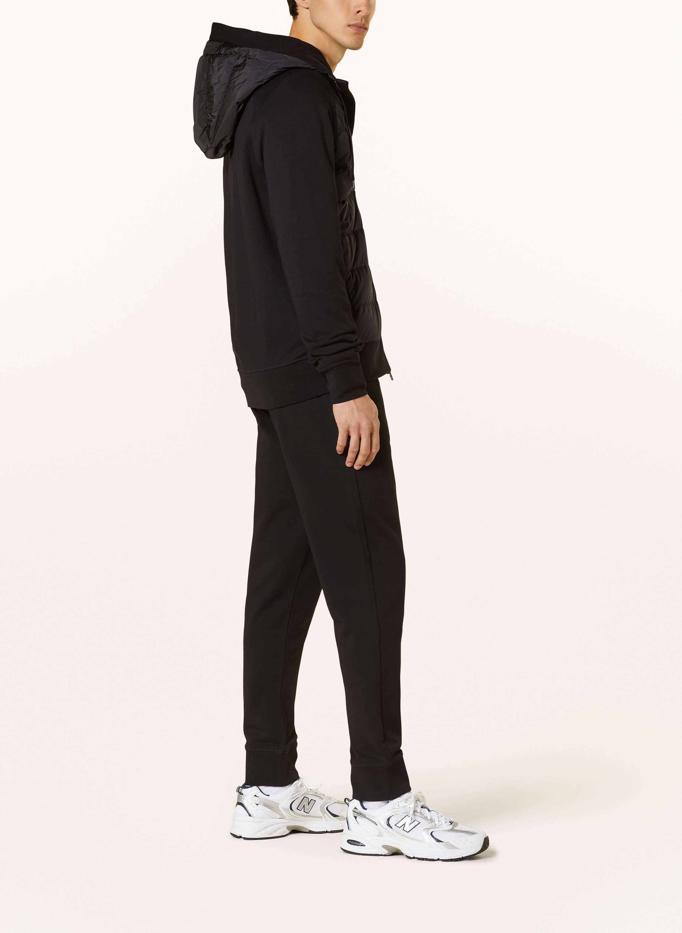 Thumbnail - Canada Goose Sweatjacke Hybridge Huron Im Materialmix schwarz