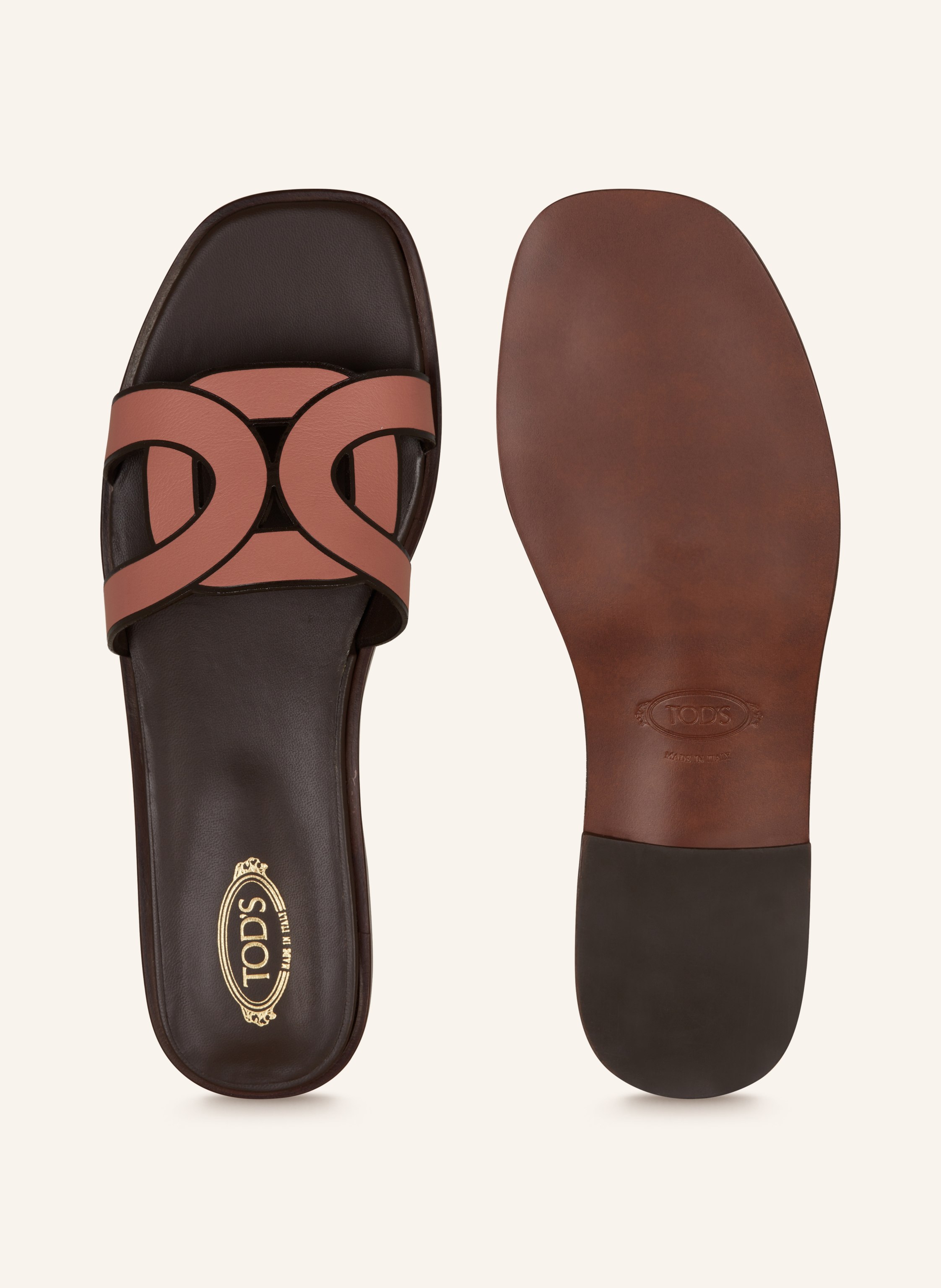 Thumbnail - Tod's Pantoletten rosa