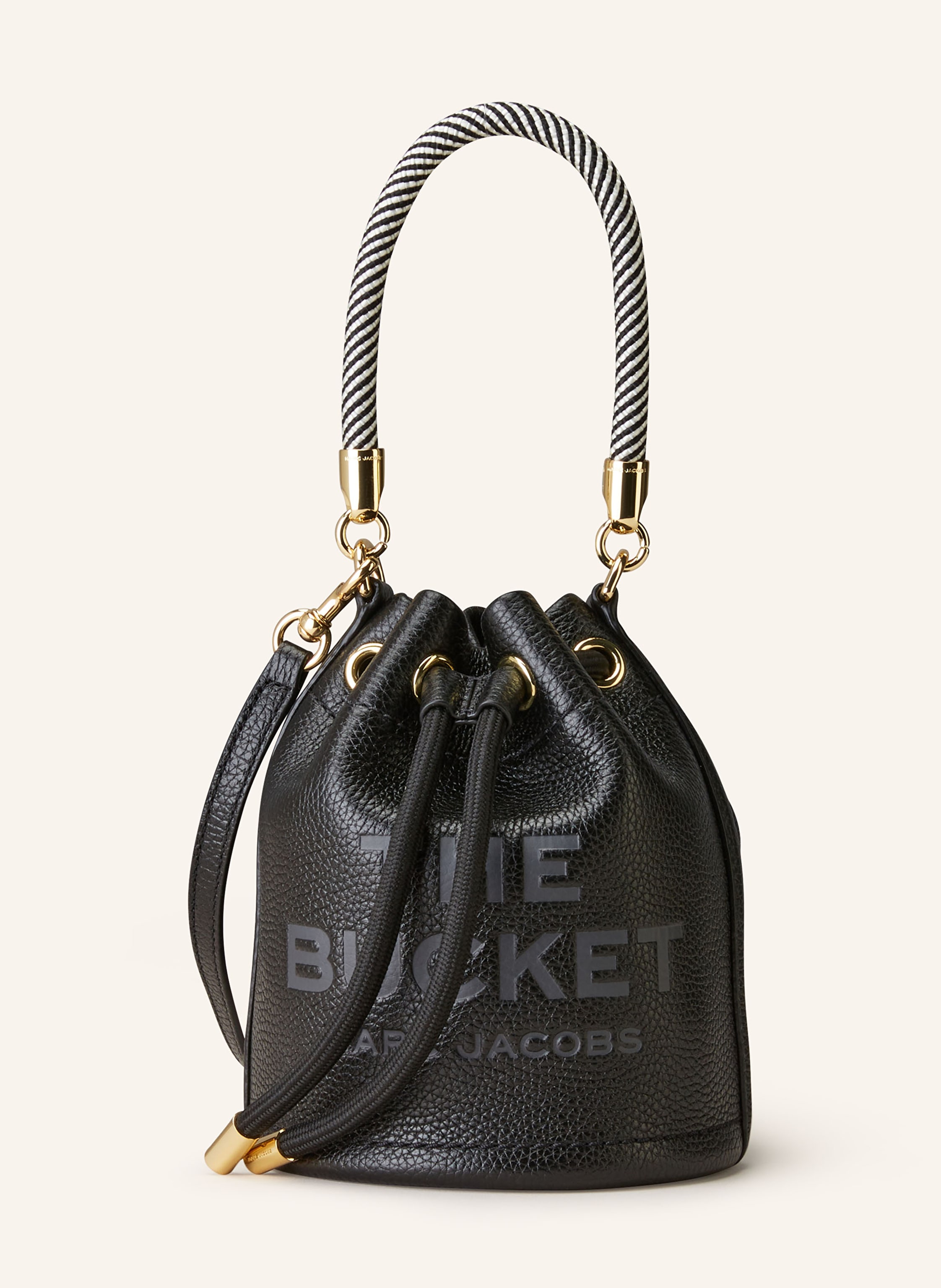 MARC JACOBS Beuteltasche THE MINI BUCKET in schwarz