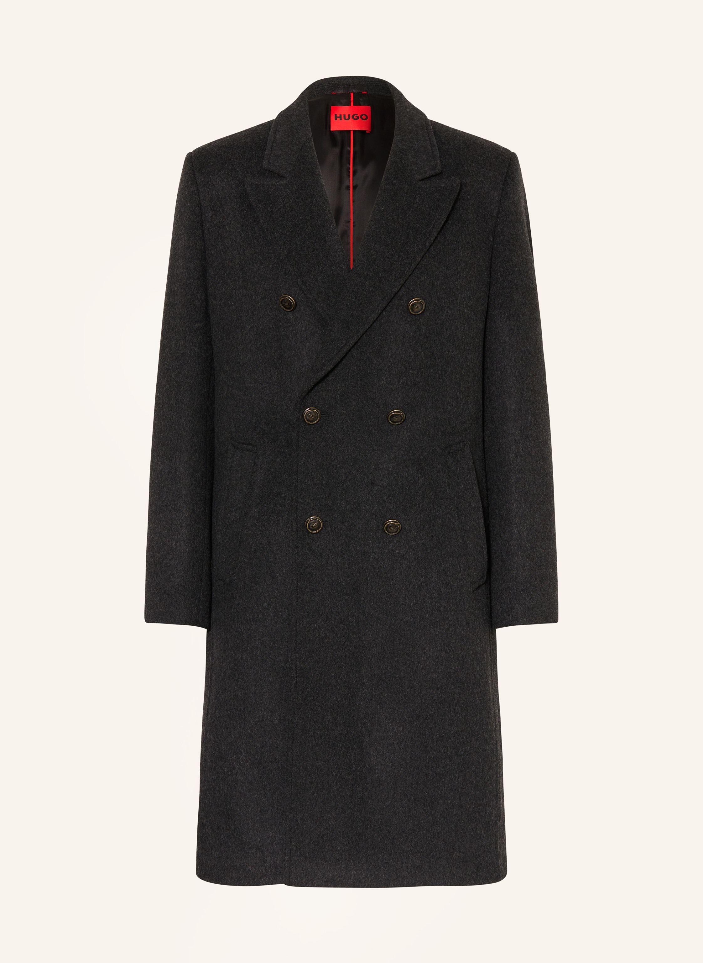HUGO Wool coat MIROY in dark gray