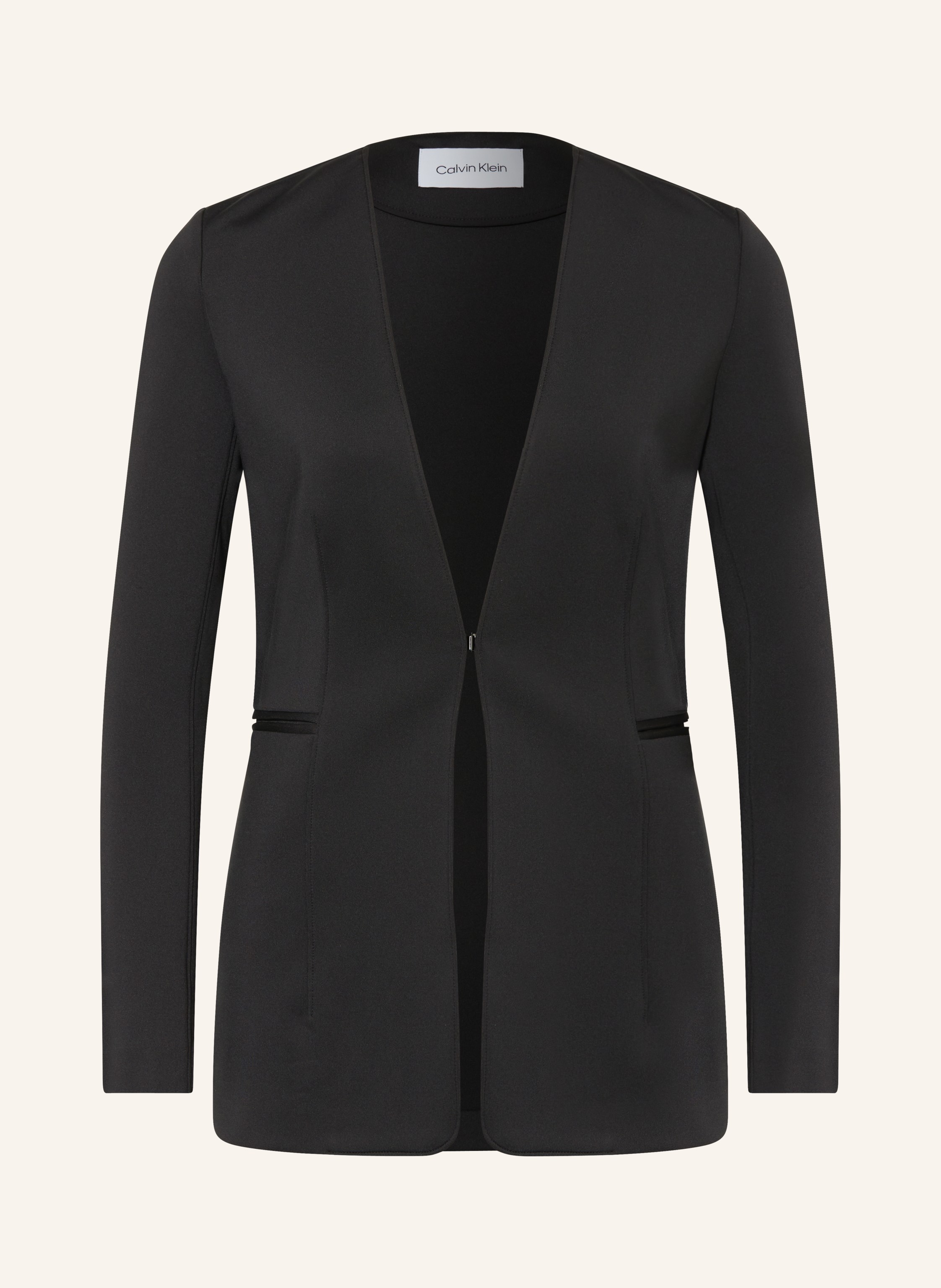 Calvin Klein Jersey blazer in black