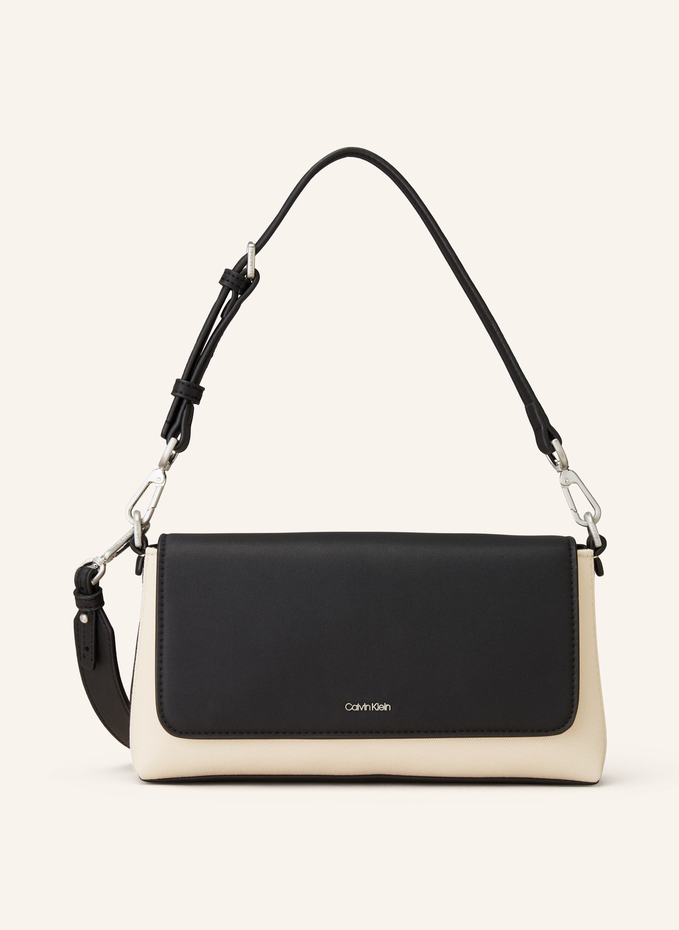 Calvin Klein Shoulder bag in ecru black