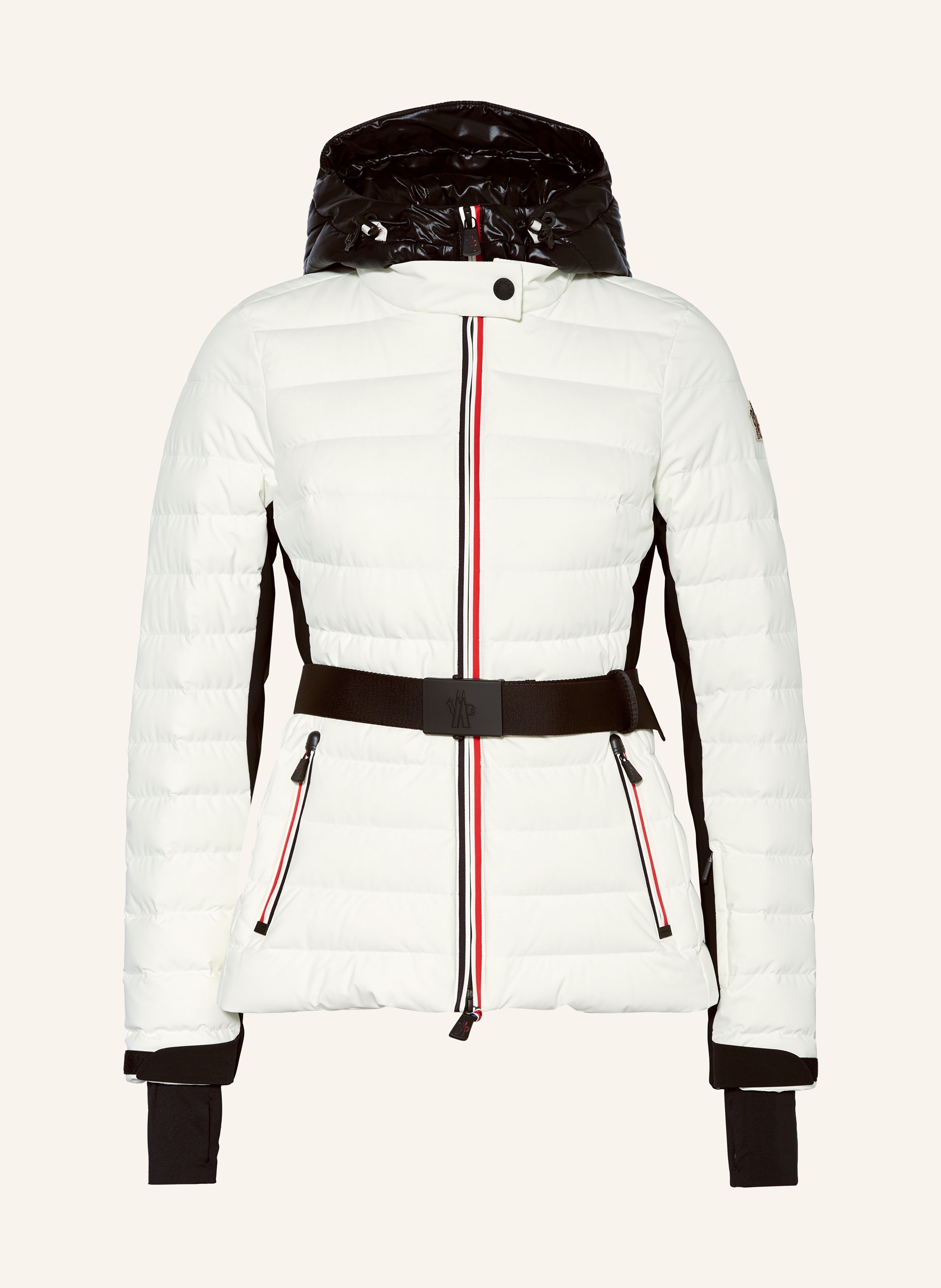 MONCLER GRENOBLE Down ski jacket BRUCHE in white