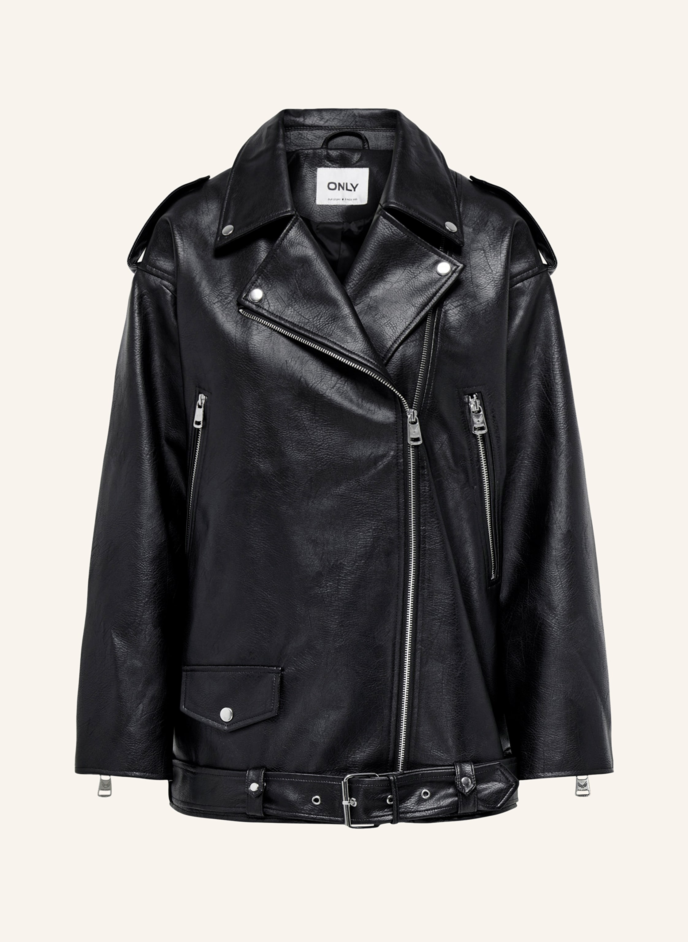 Oversized leather motorcycle jacket clearance