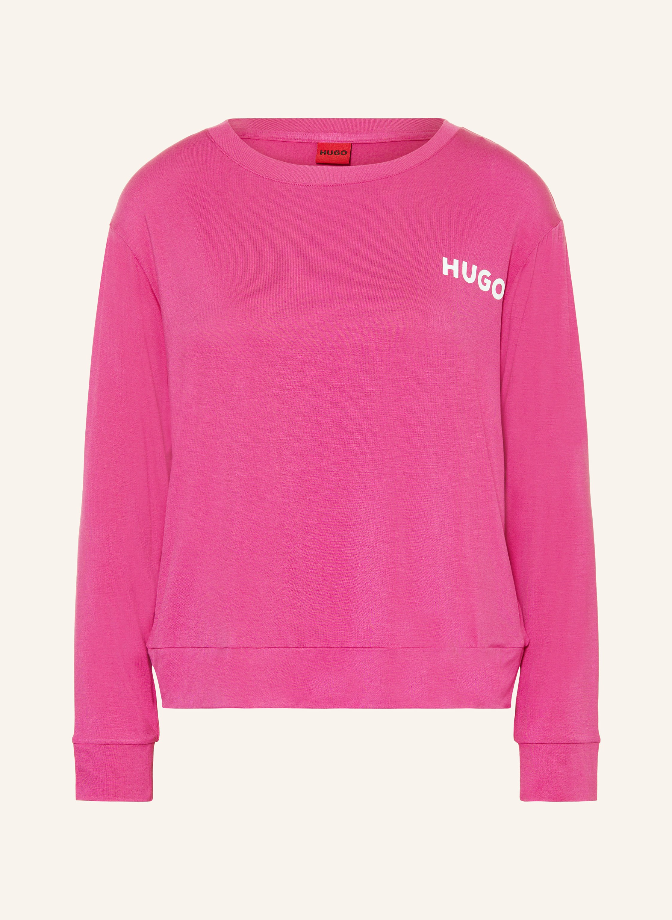 Hugo boss sweatshirt discount pink