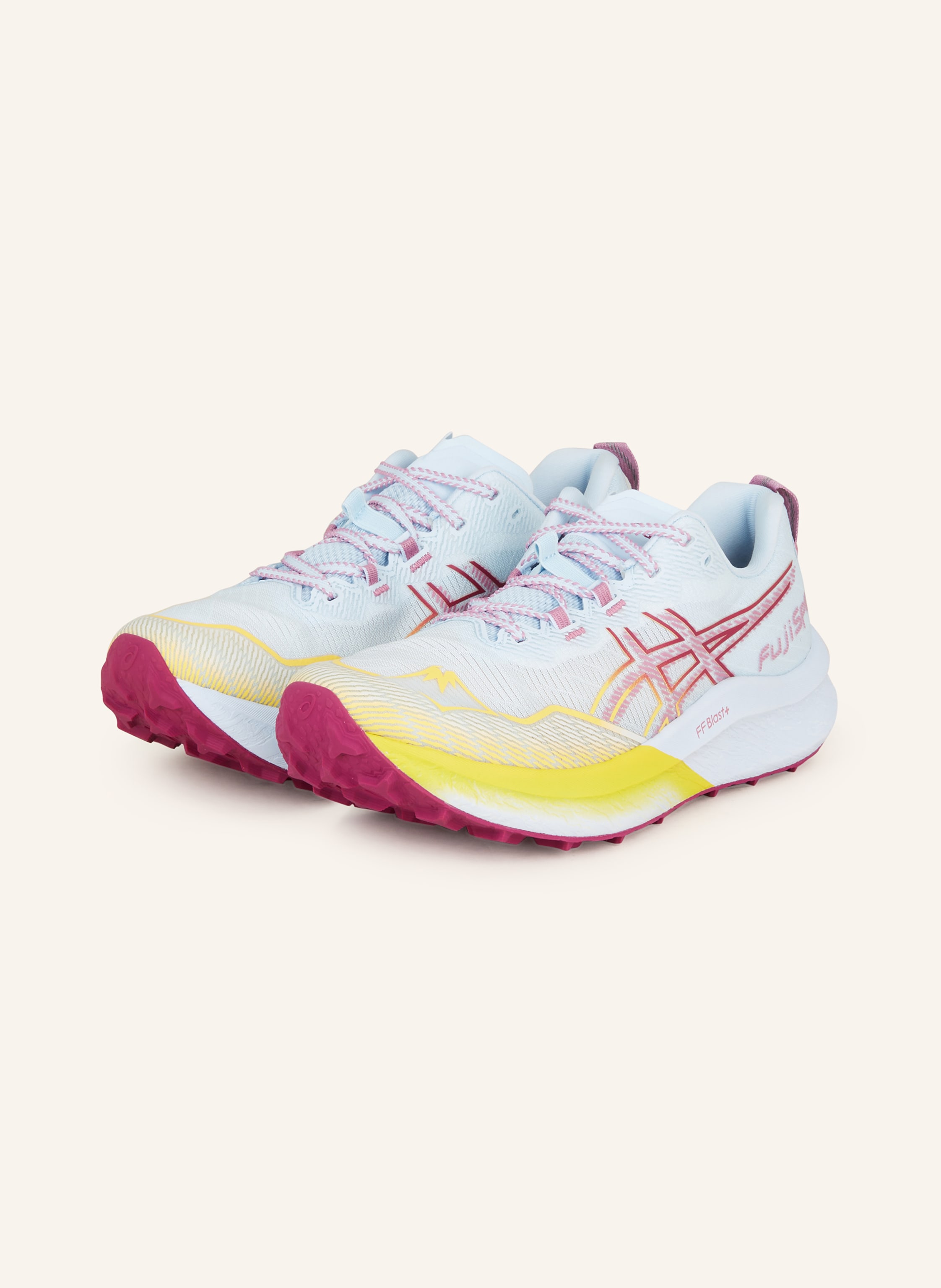 ASICS Trail running shoes FUJISPEED 2 in light blue fuchsia