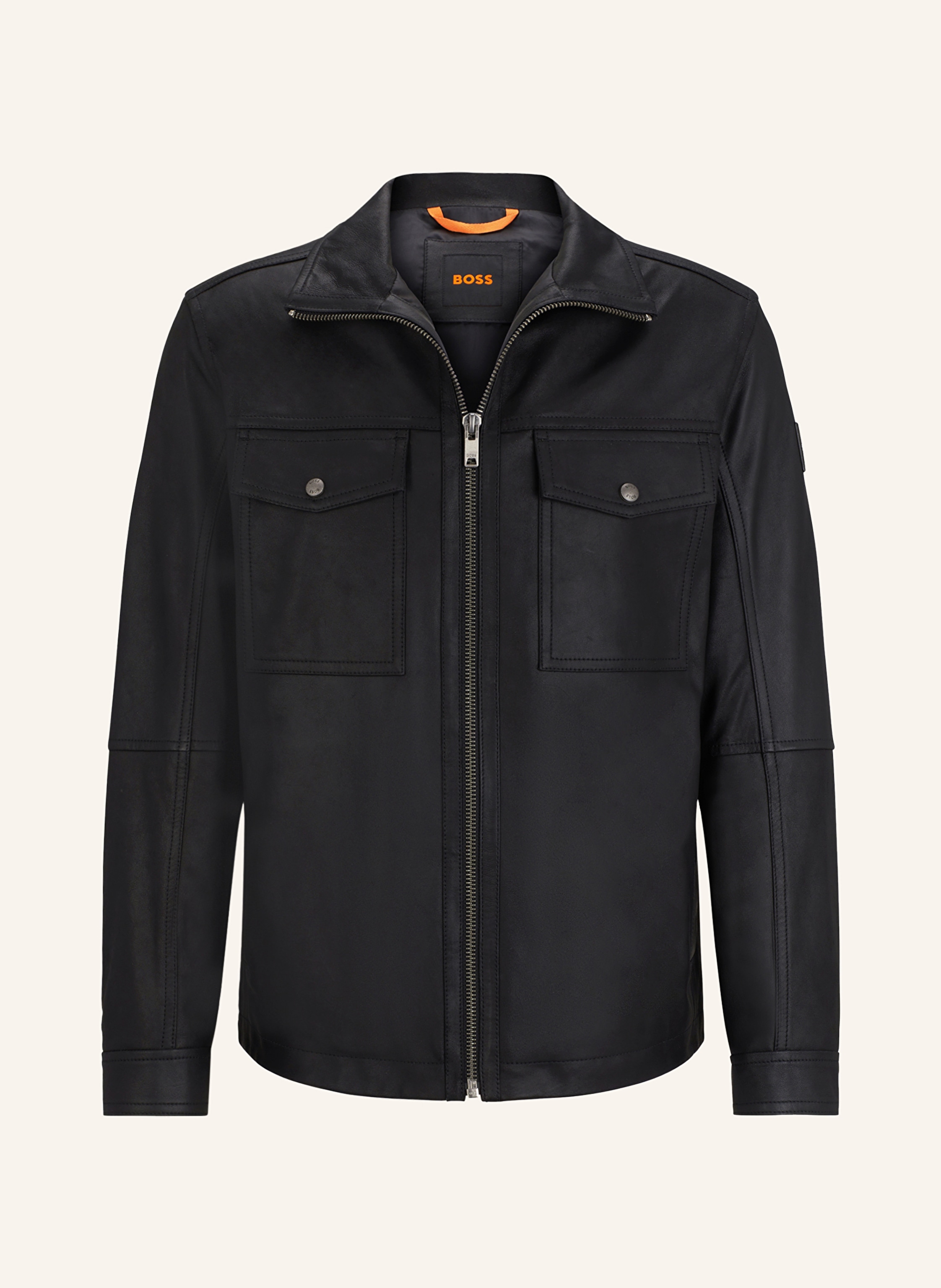 Hugo boss lambskin jacket online