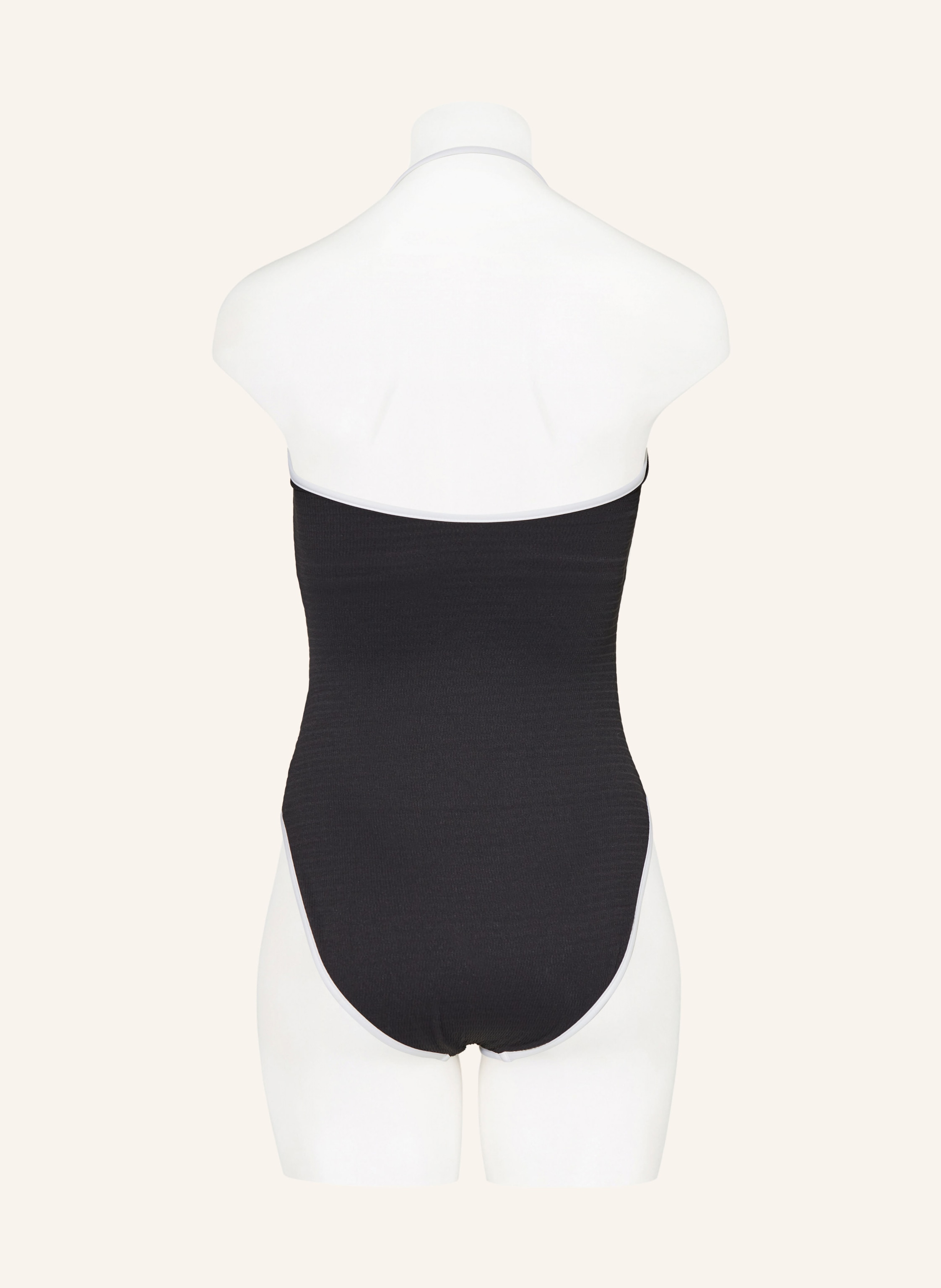Seafolly Bandeau-Badeanzug Beach Bound schwarz – Bild 2