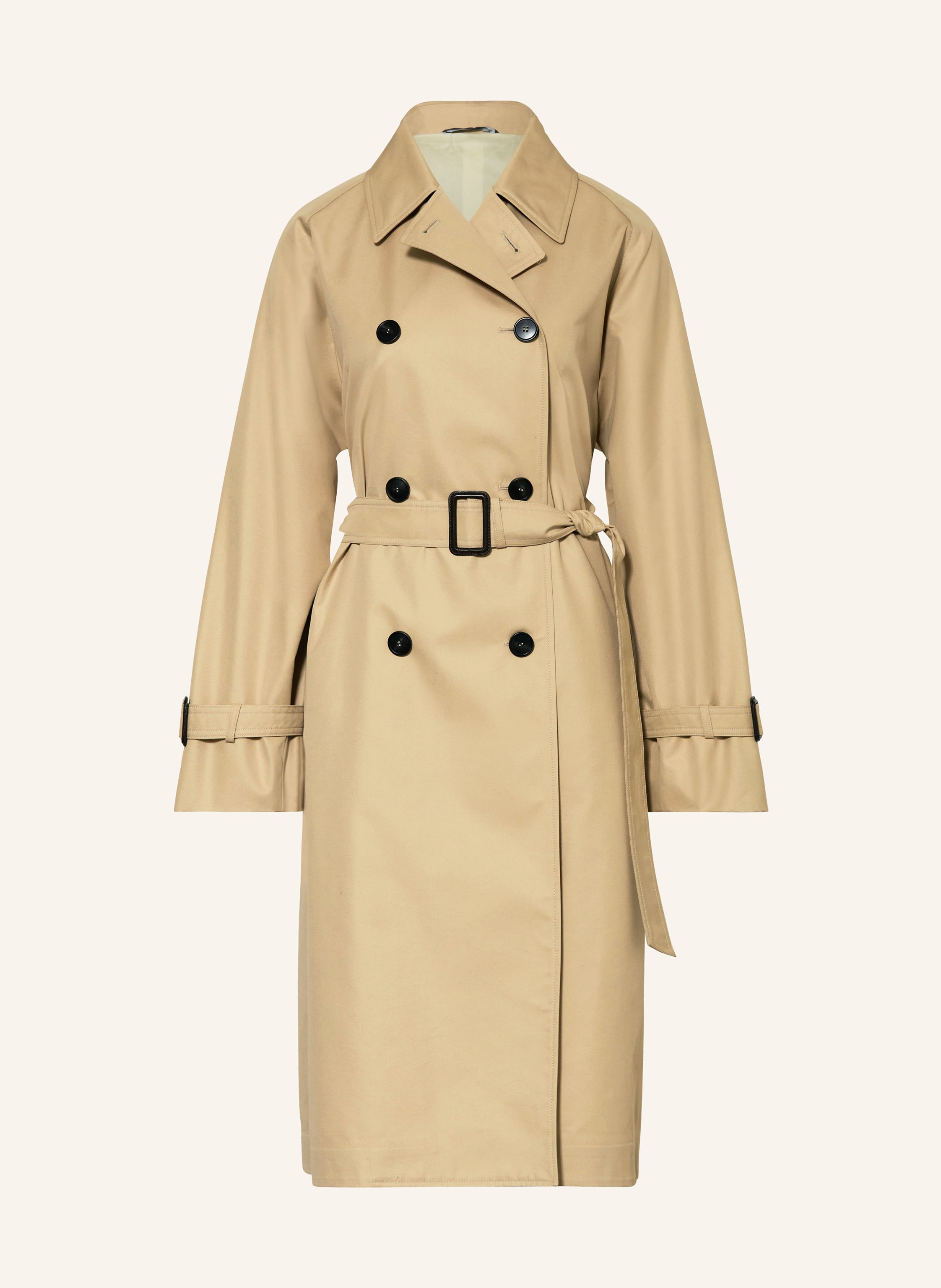 【送料&関税込】Weekend Max Mara Canasta Raincoat Reversible trench coat in water-repellent gabardine, navy