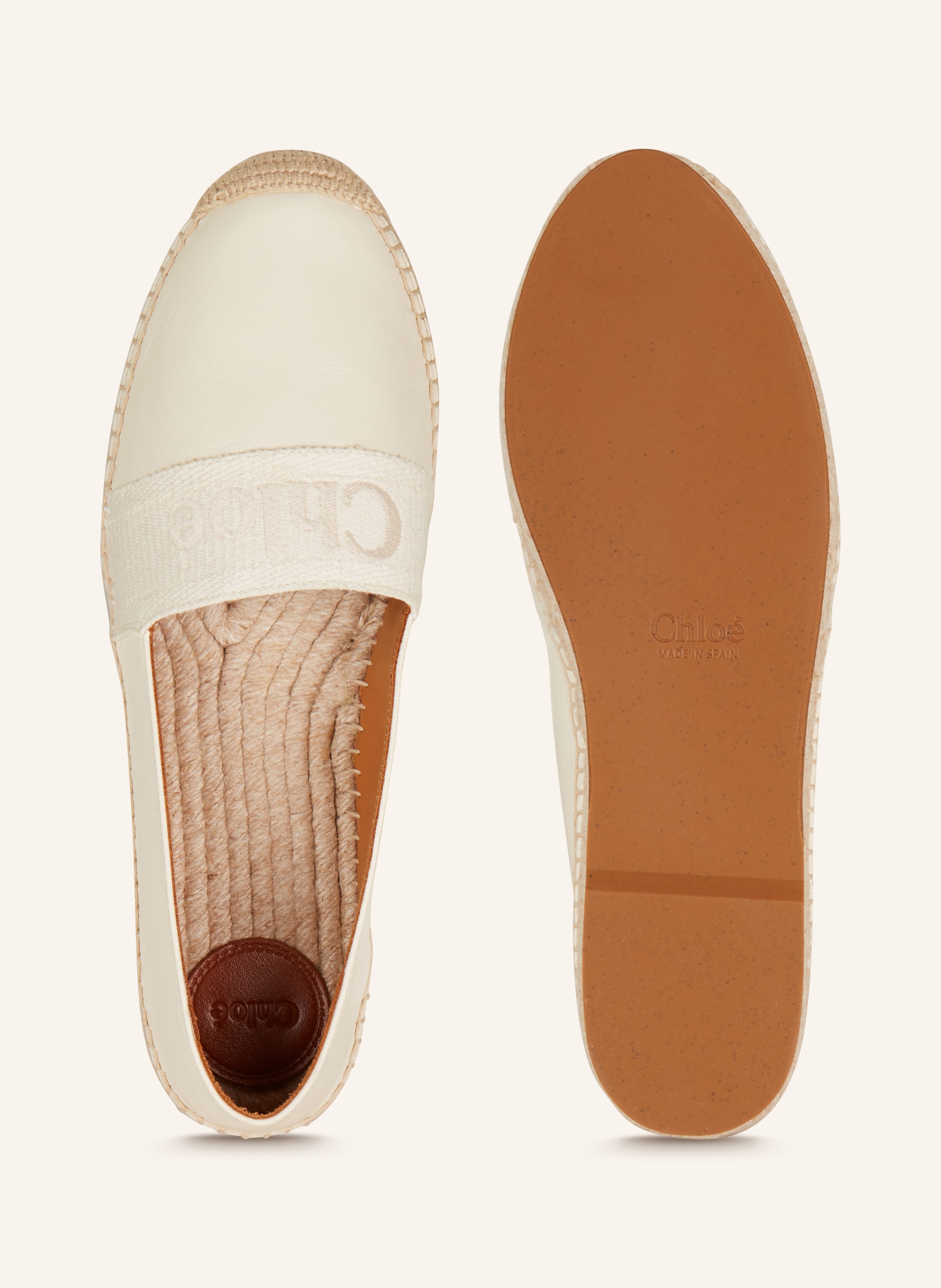 Thumbnail - Chloé Espadrilles Piia weiss