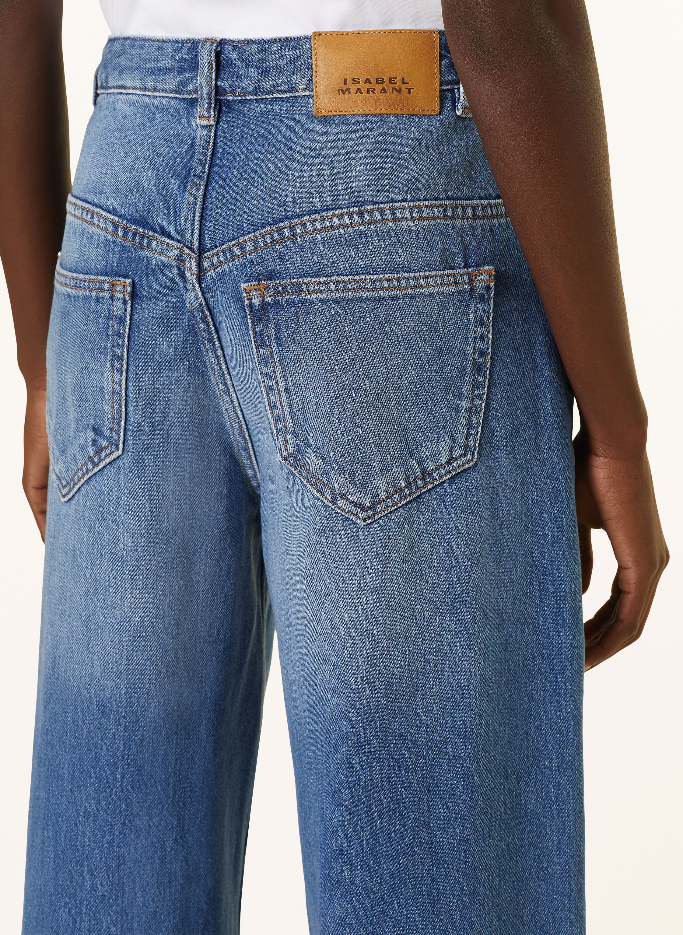 Thumbnail - Marant Étoile Straight Jeans Lemony blau