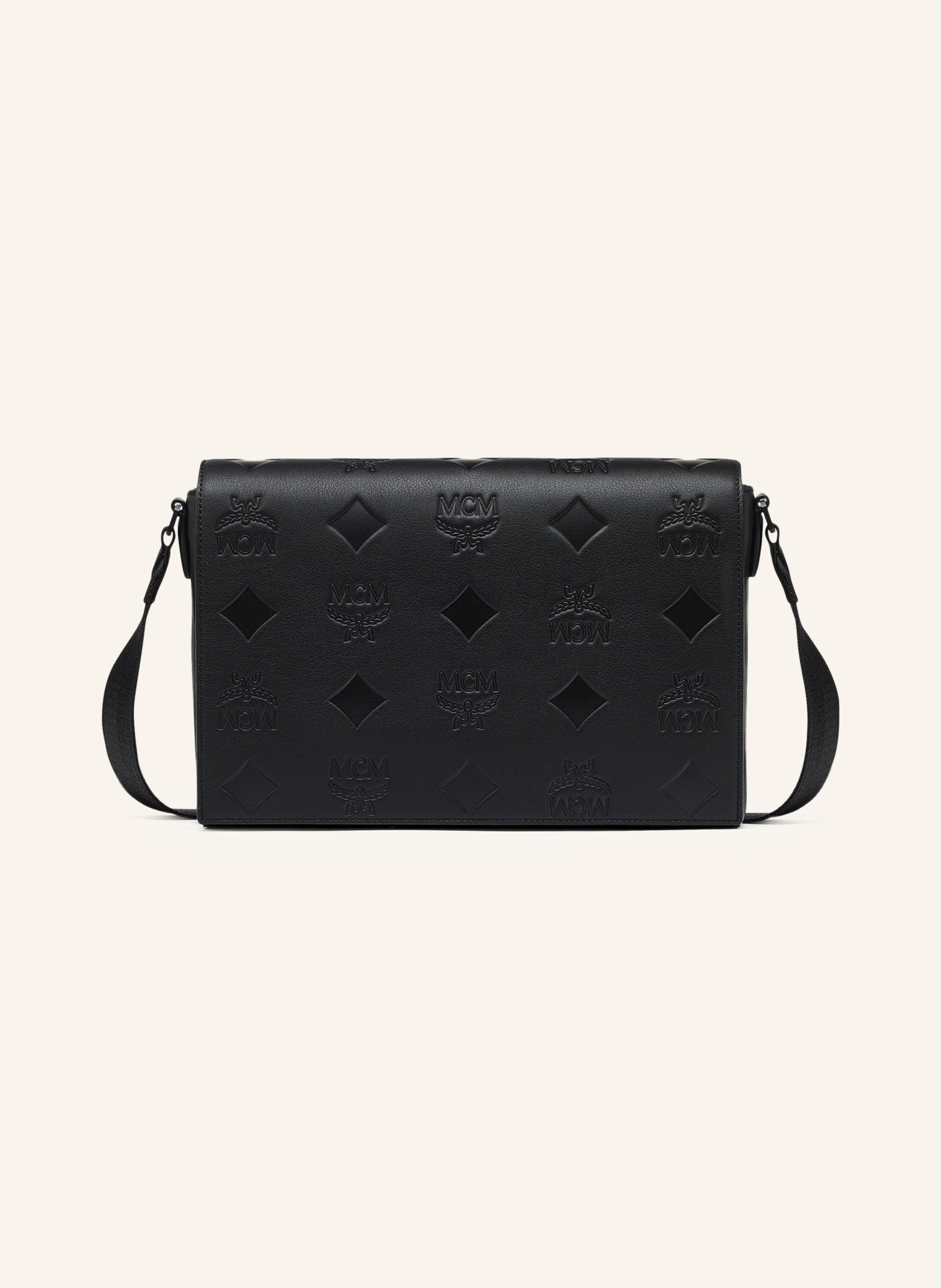 Mcm black crossbody bag clearance