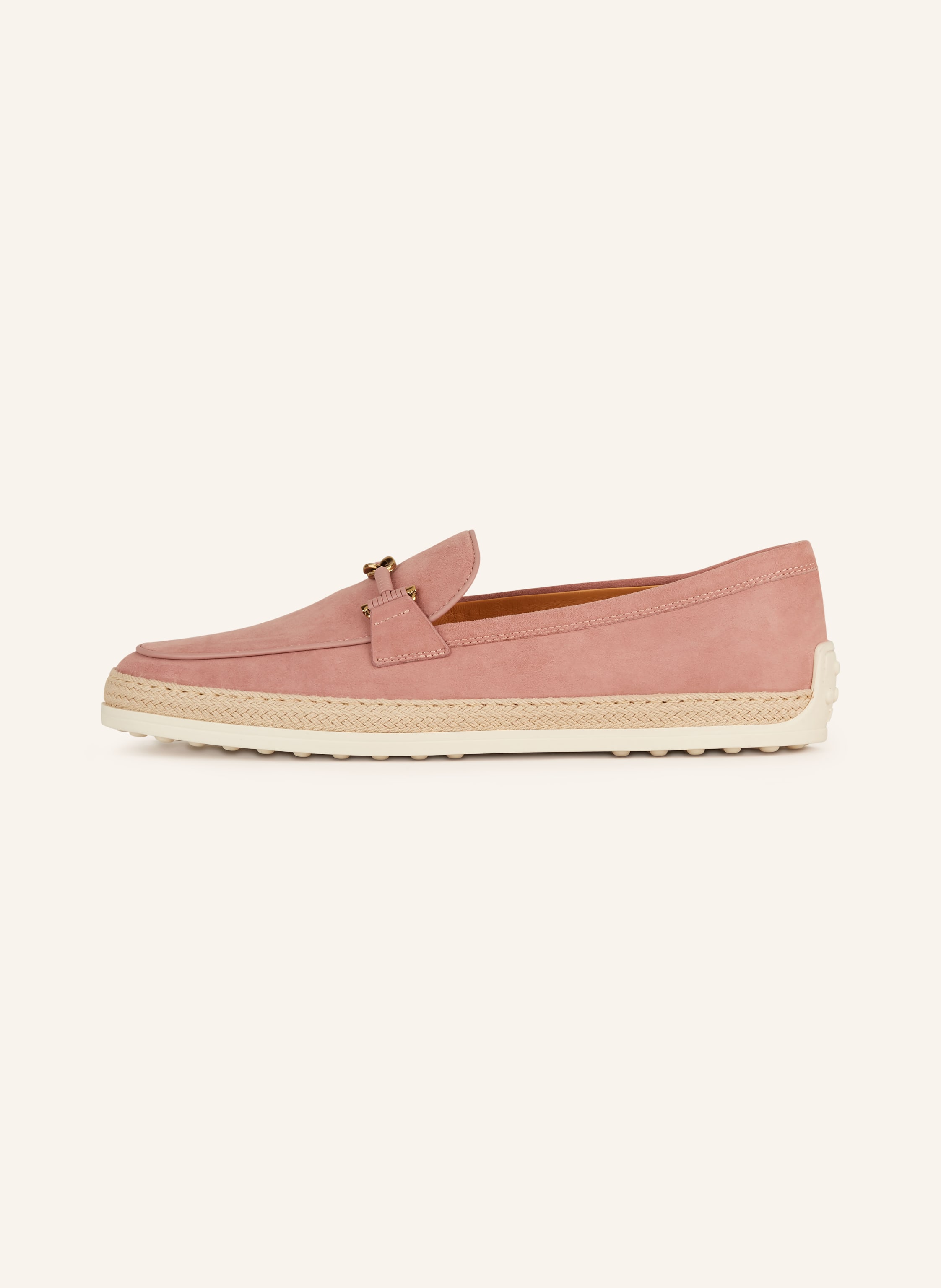 Thumbnail - Tod's Loafer Gomma Rafia rosa