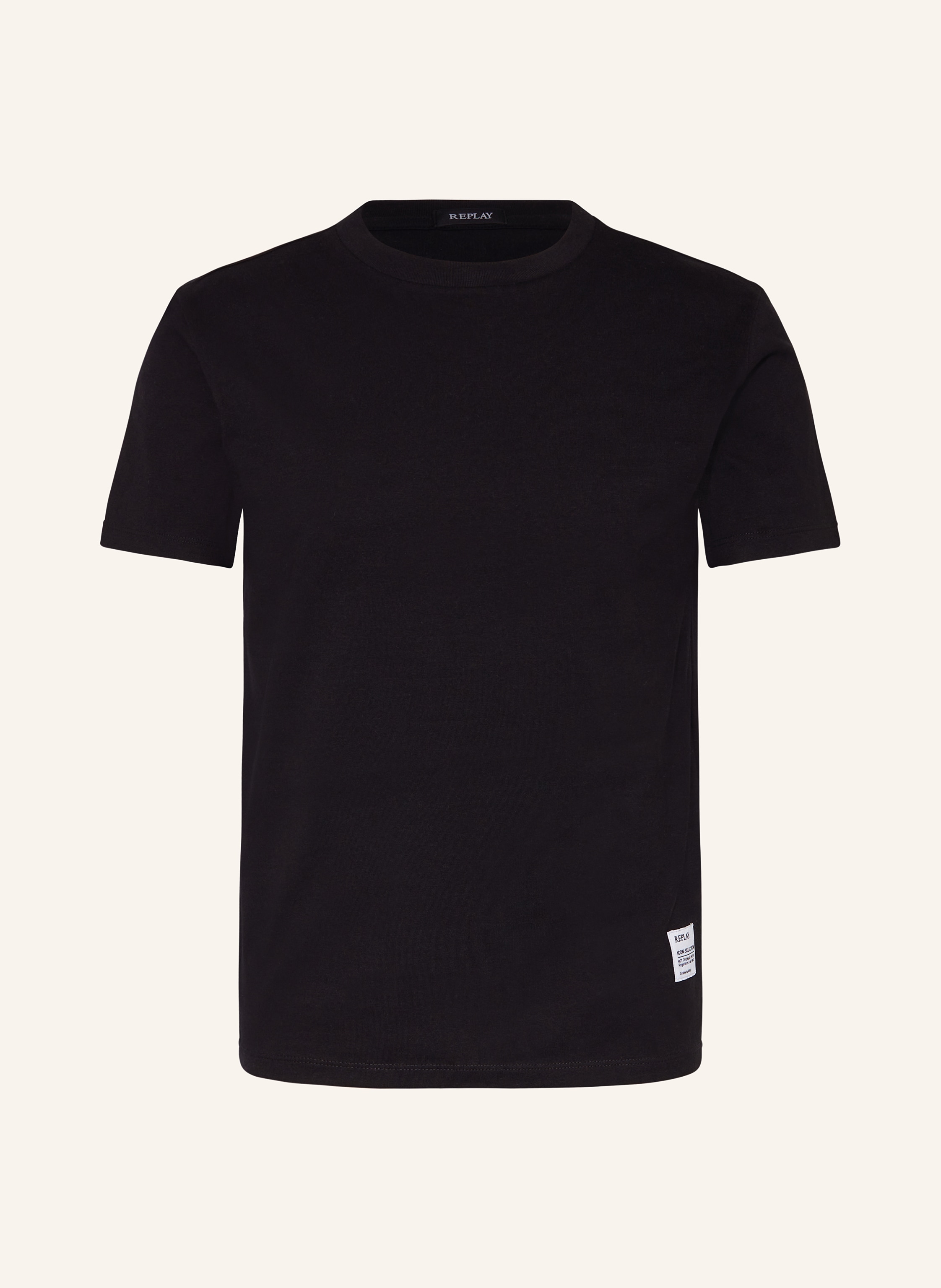 REPLAY T-Shirt in schwarz