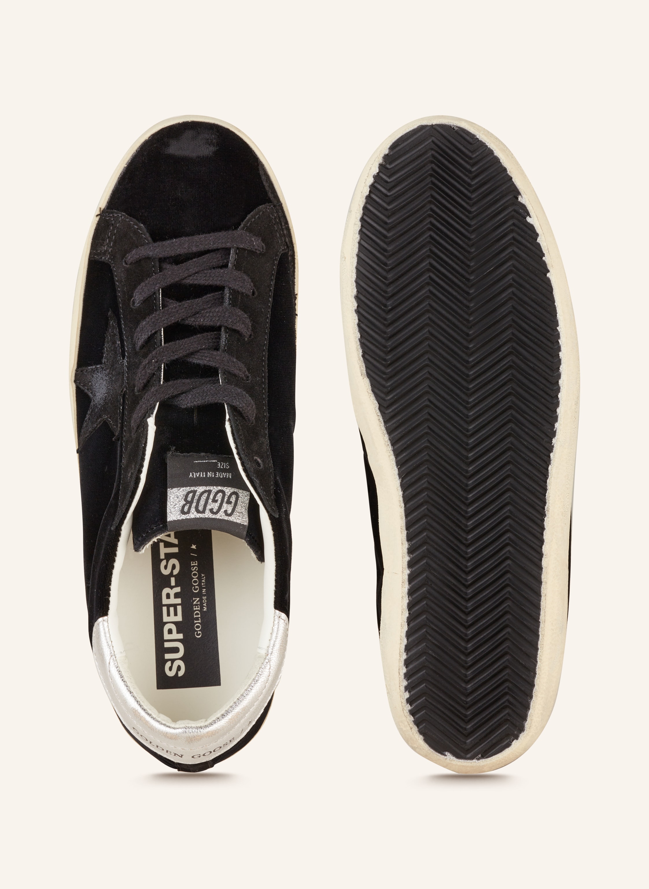 Thumbnail - Golden Goose Sneaker Super-Star schwarz
