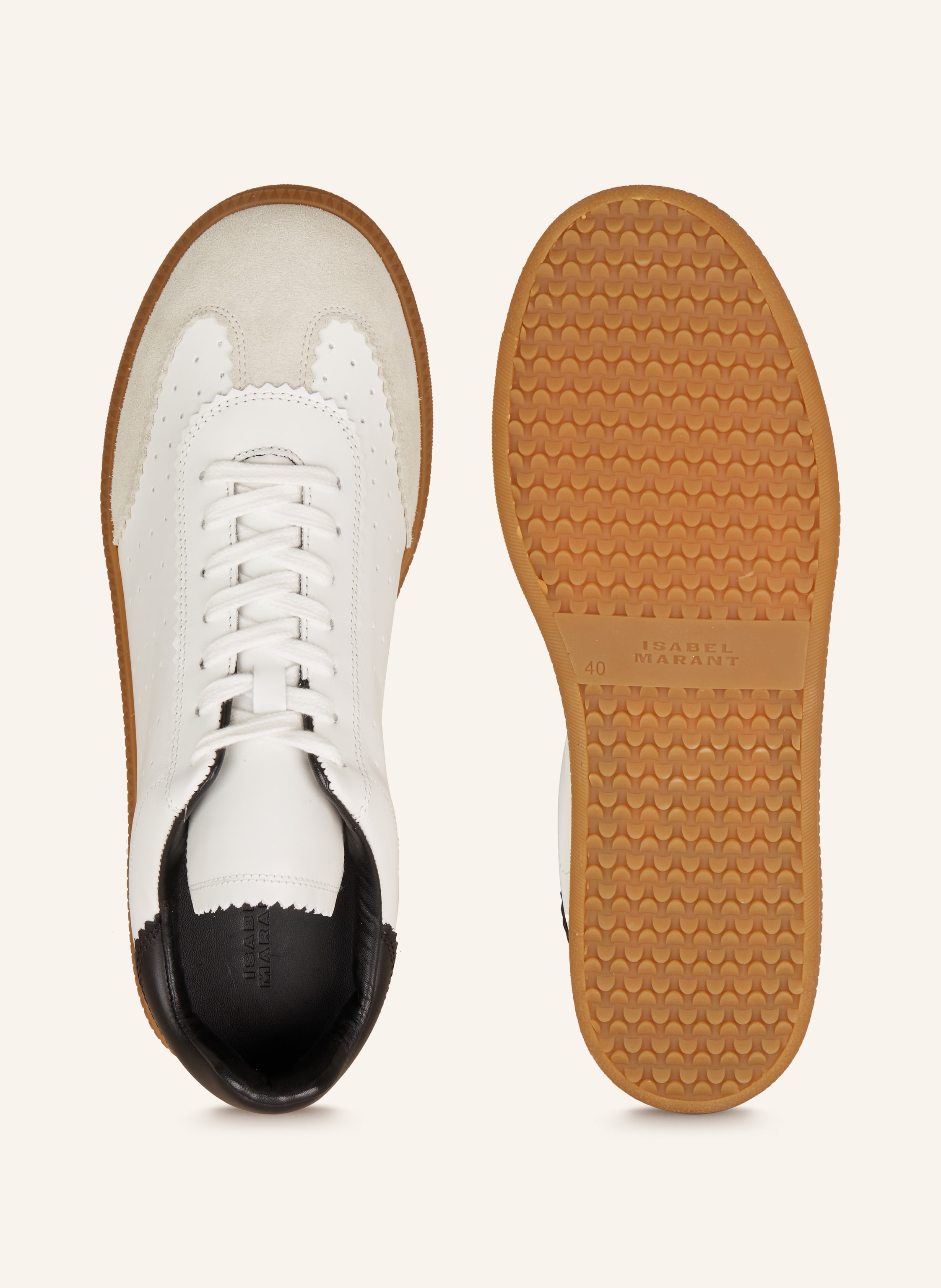 Thumbnail - Isabel Marant Sneaker Bryce-Ga weiss