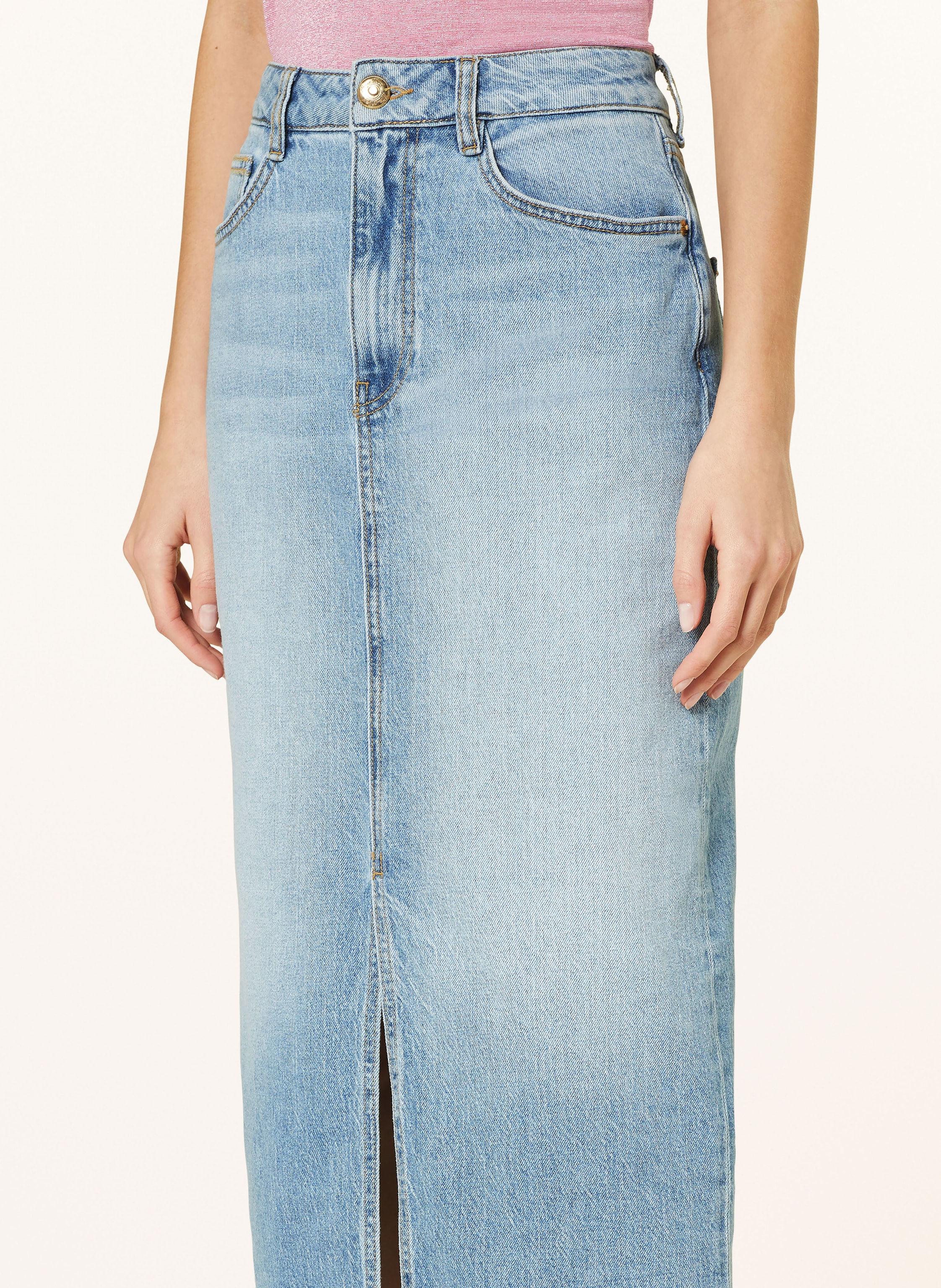 Thumbnail - Mos Mosh Jeansrock Mmmella blau