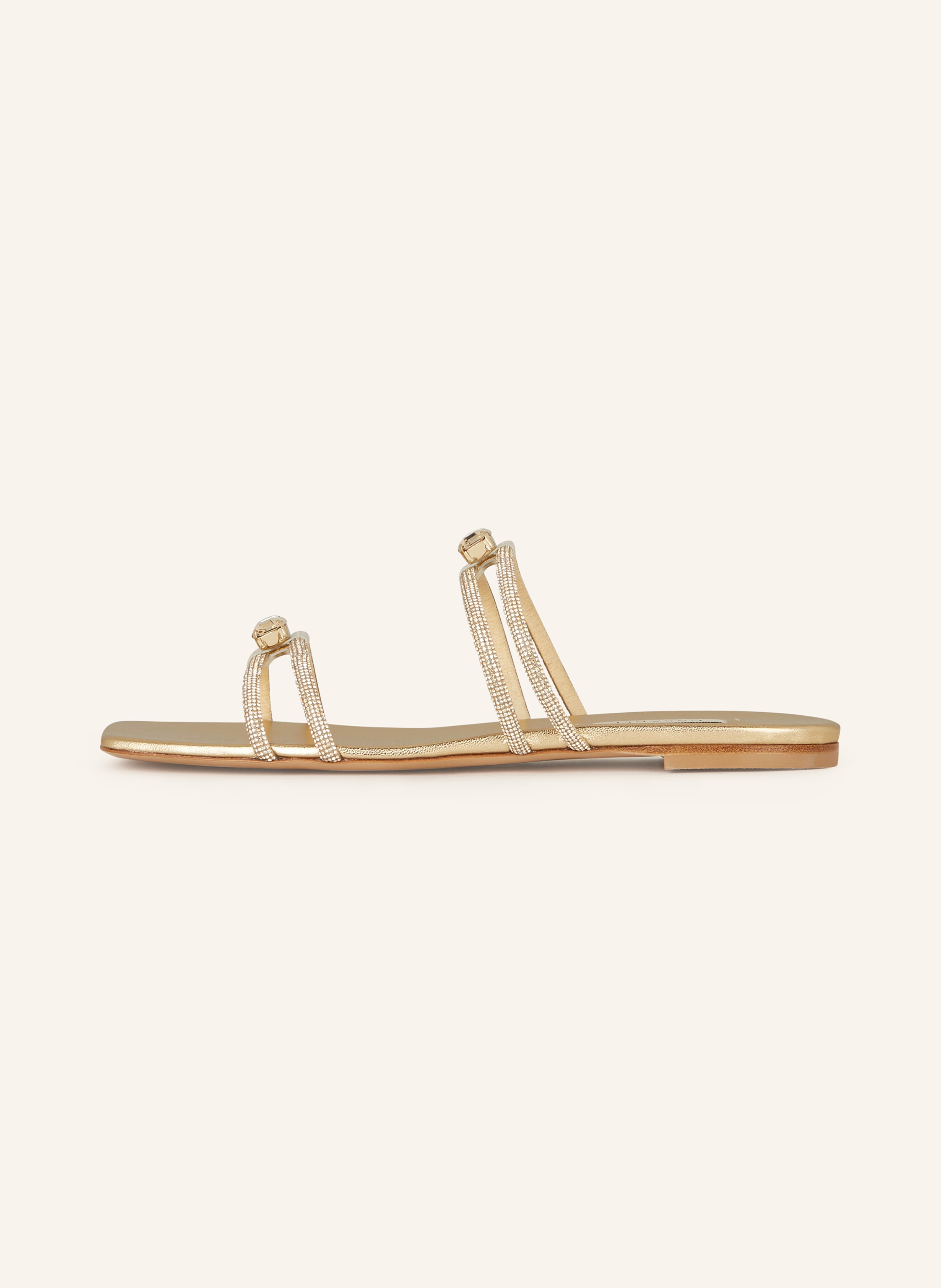 Thumbnail - Casadei Sandalen Calypso Mit Schmucksteinen gold