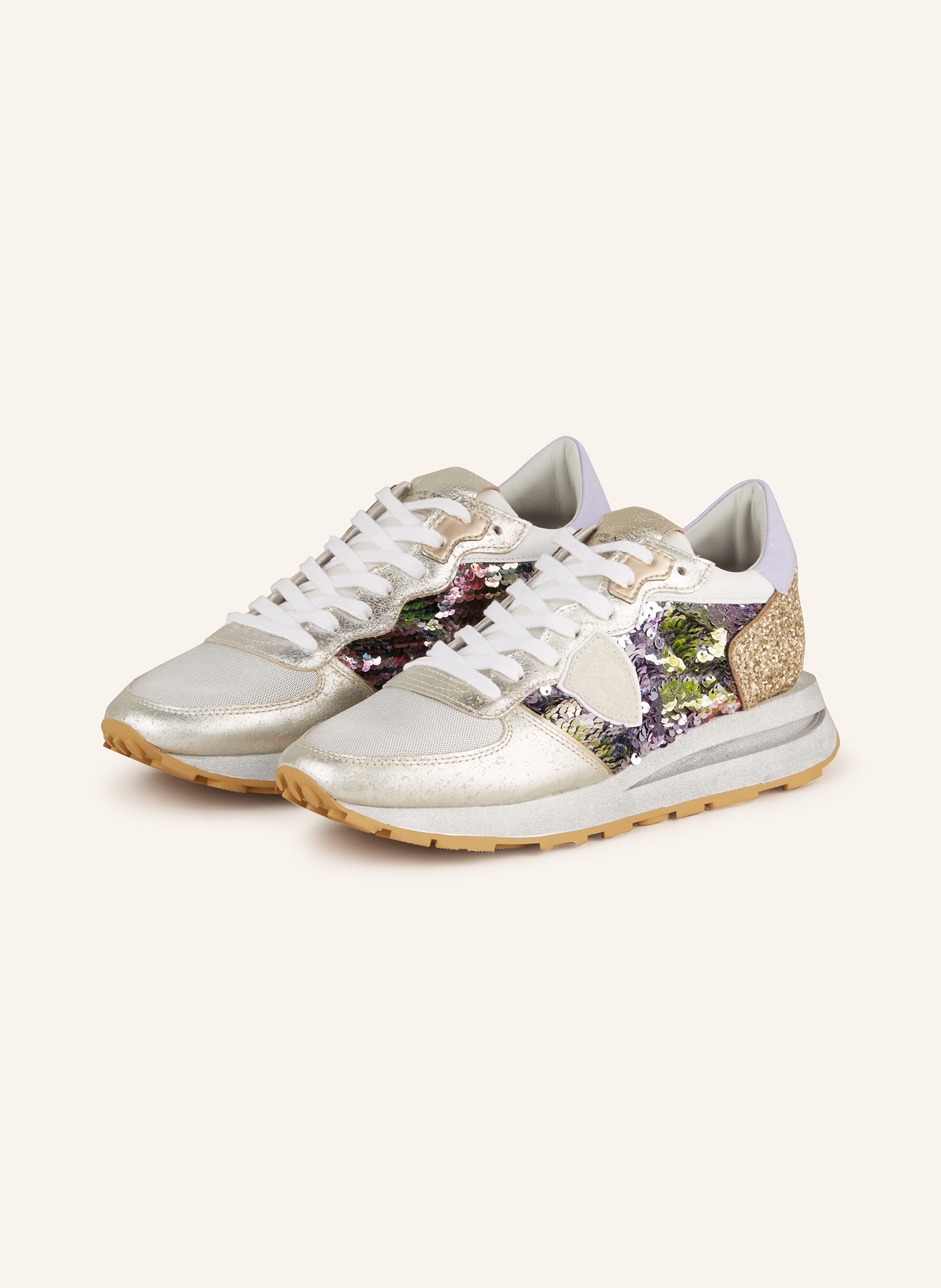 Philippe model glitter store sneakers