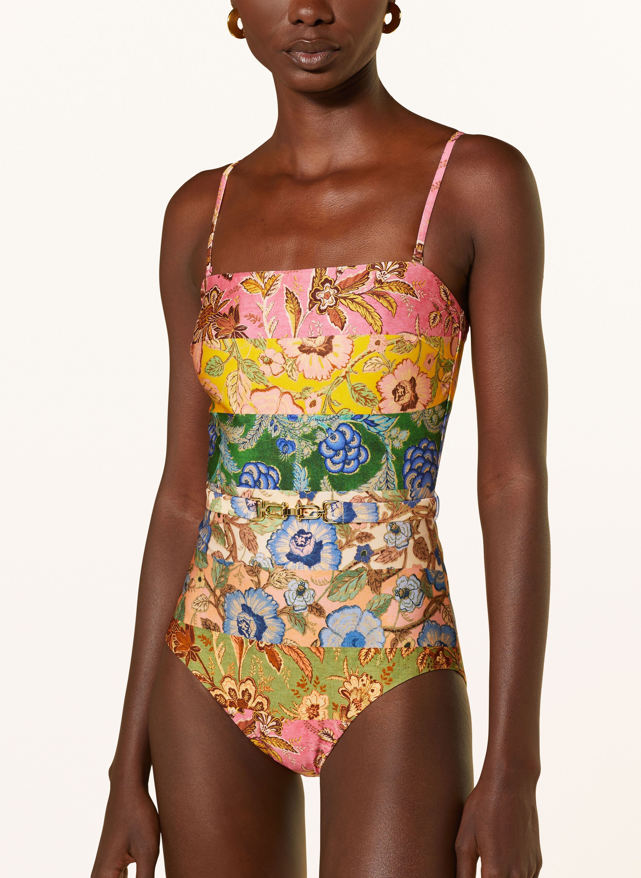 Thumbnail - Zimmermann Bandeau-Badeanzug Junie gelb