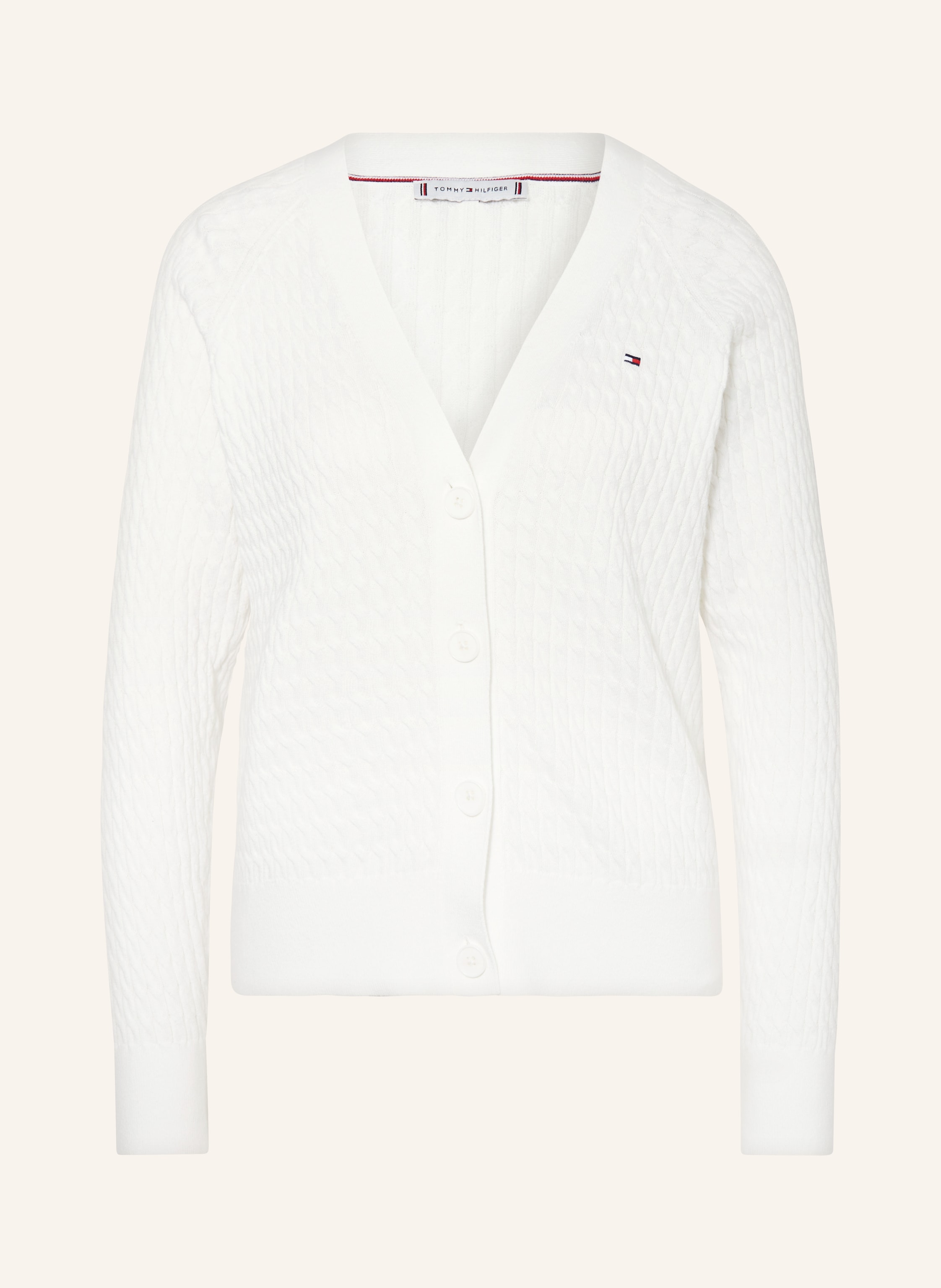 Tommy hilfiger white cardigan outlet