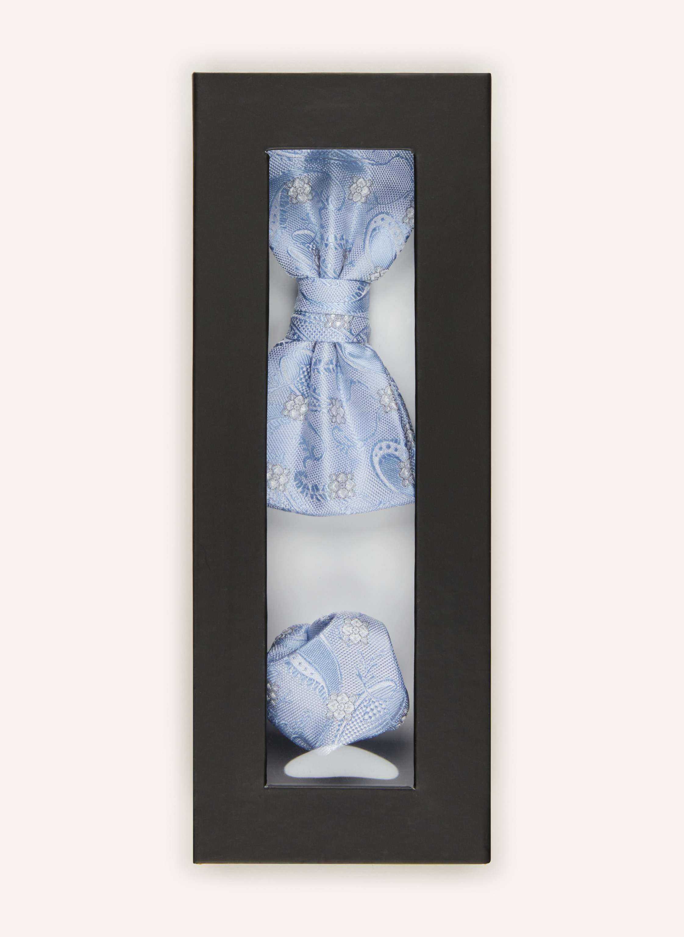 Thumbnail - Paul Set: Fliege Und Einstecktuch blau