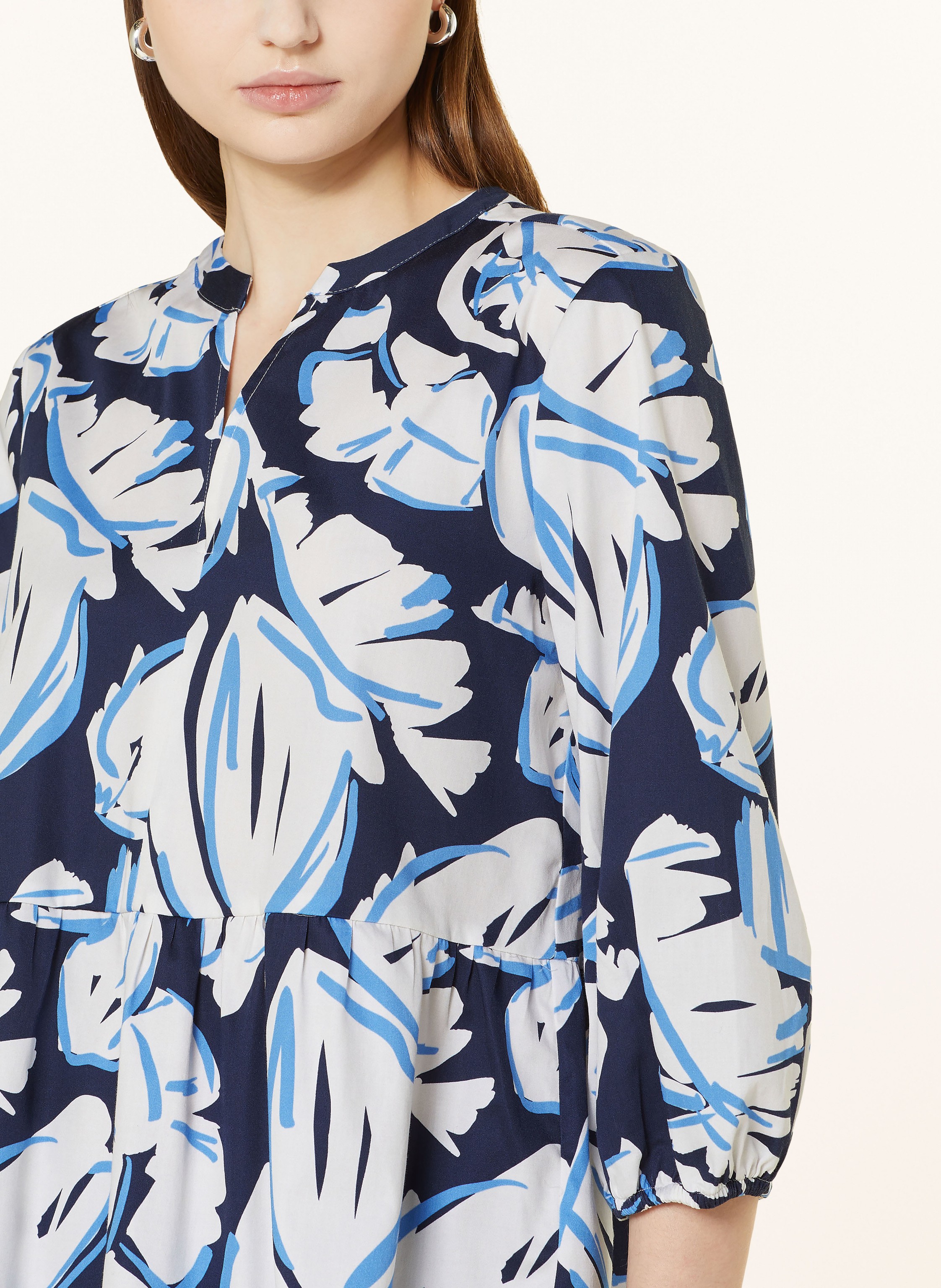 Thumbnail - Darling Harbour Blusenshirt Mit 3/4-Arm blau