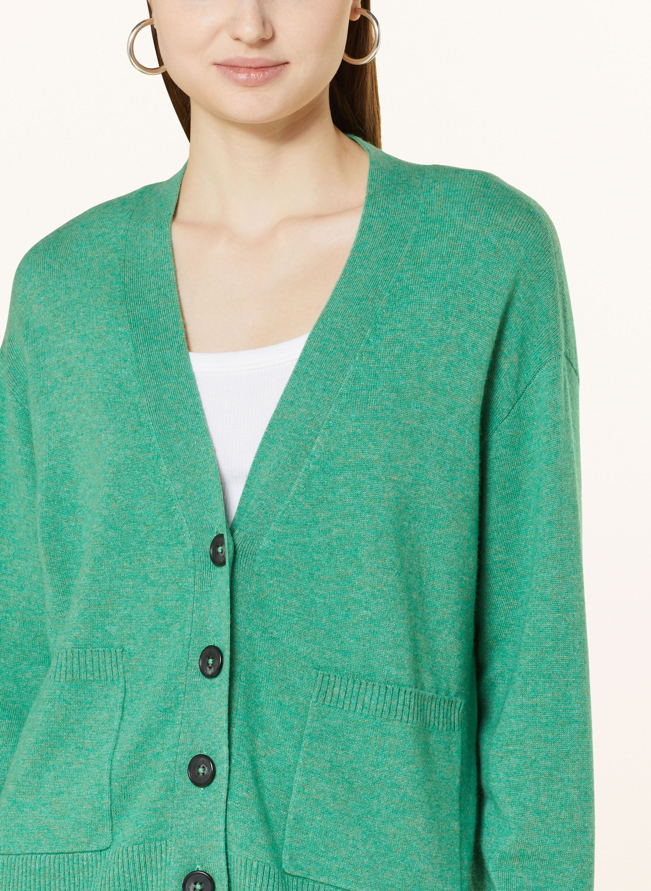 Thumbnail - Repeat Strickjacke gruen
