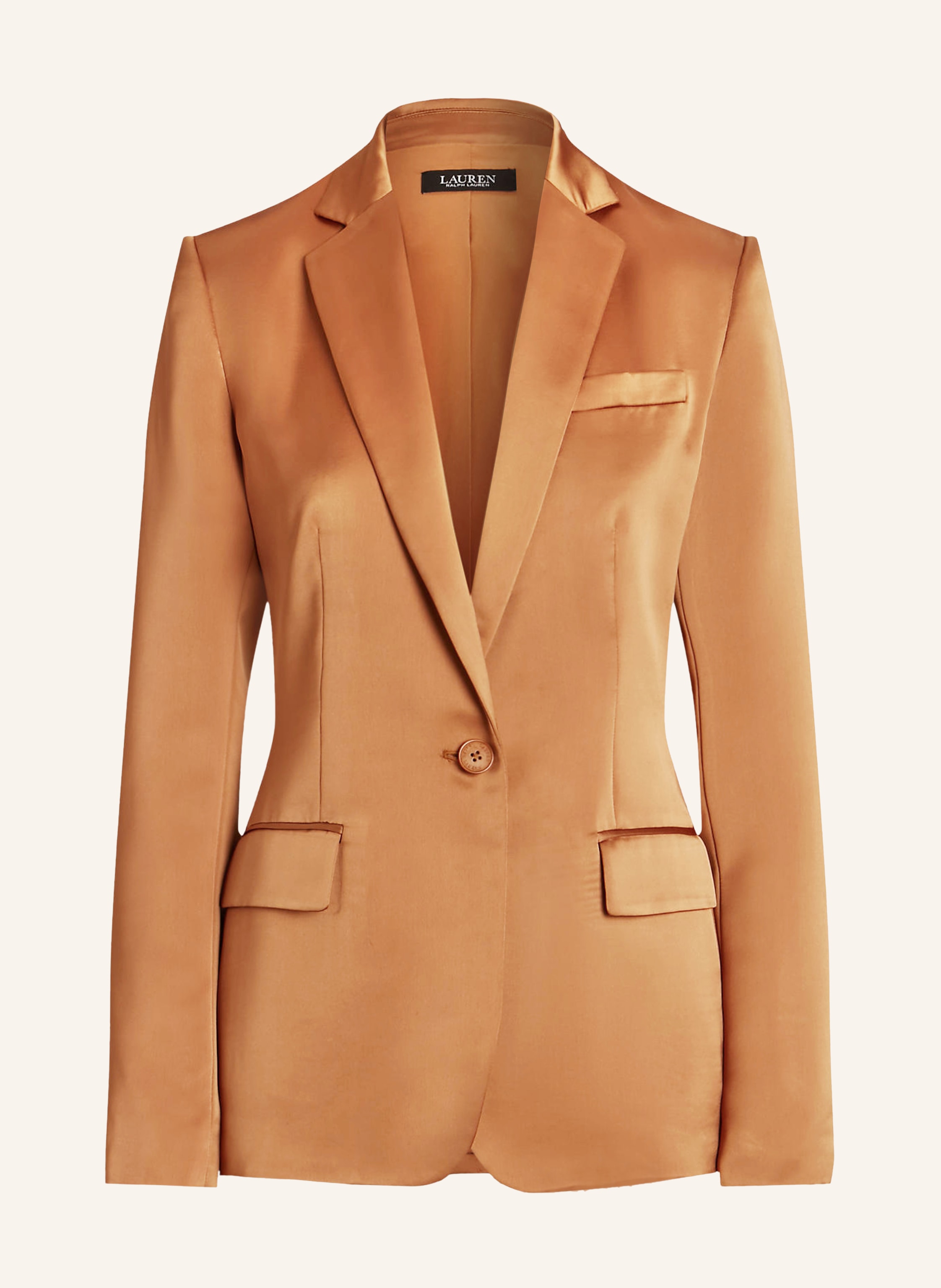 Ralph lauren camel blazer top
