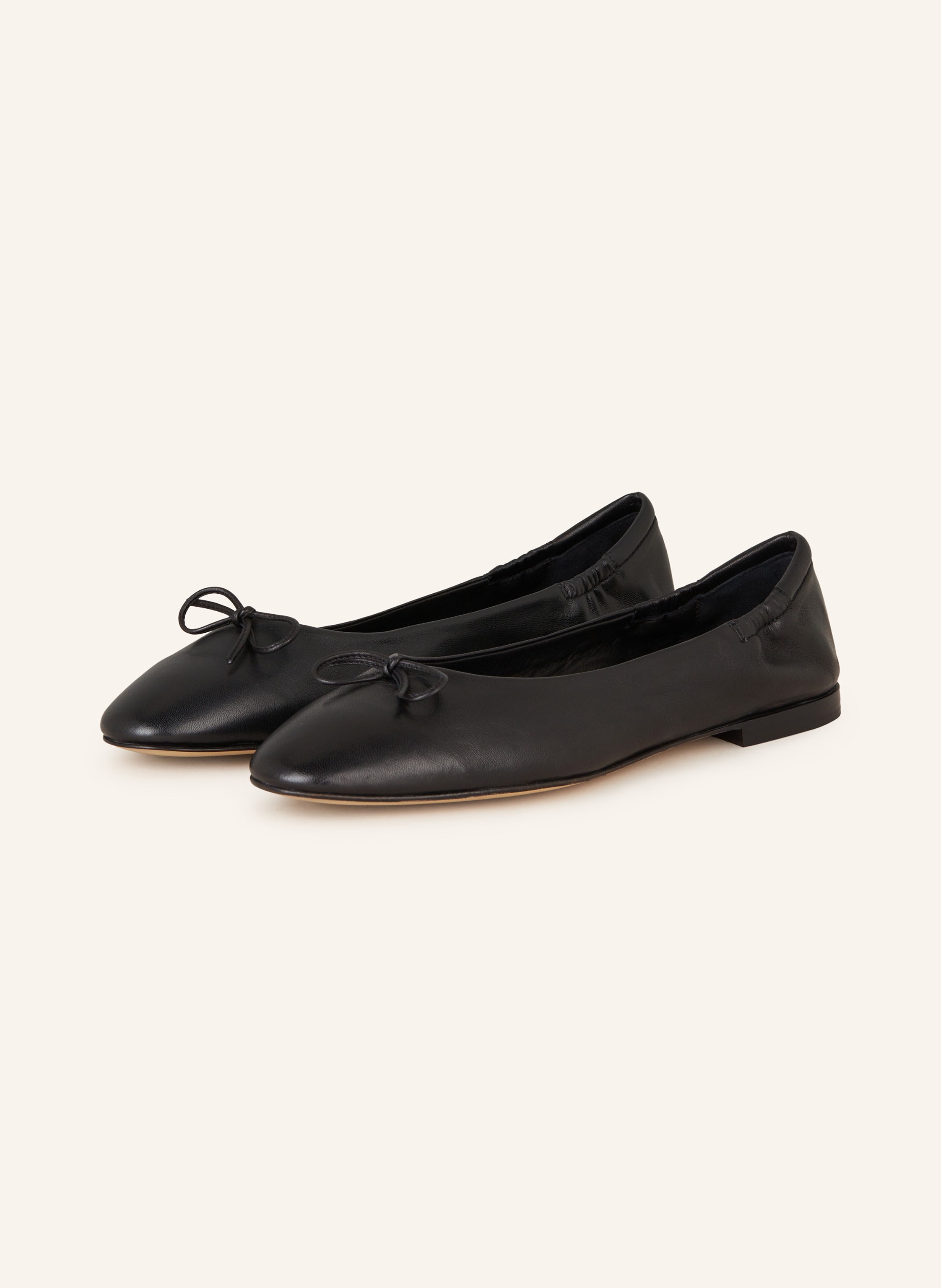 POMME D OR Ballet flats GIORGIA in black