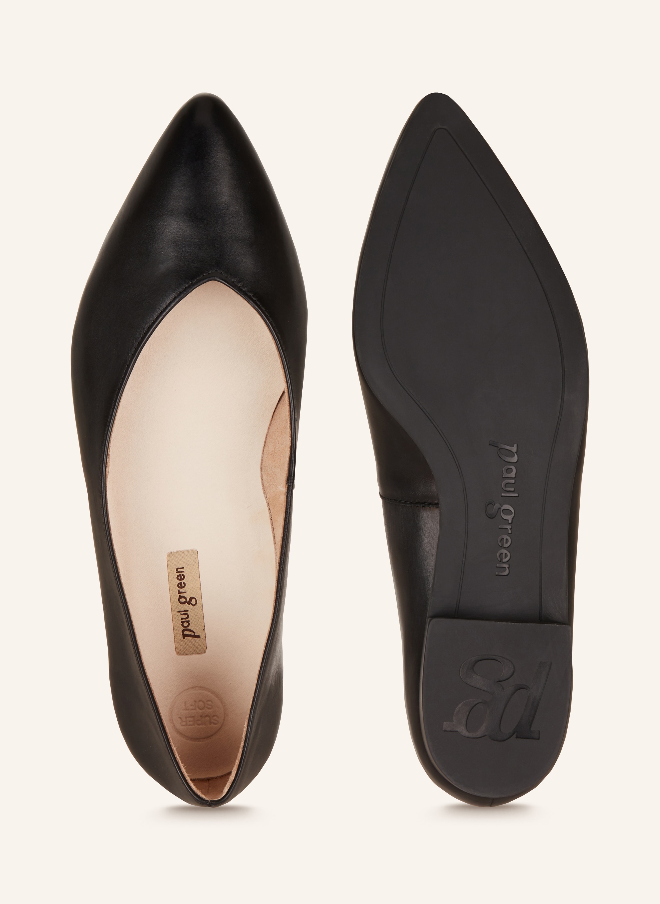 Paul Green Ballerinas schwarz – Bild 2