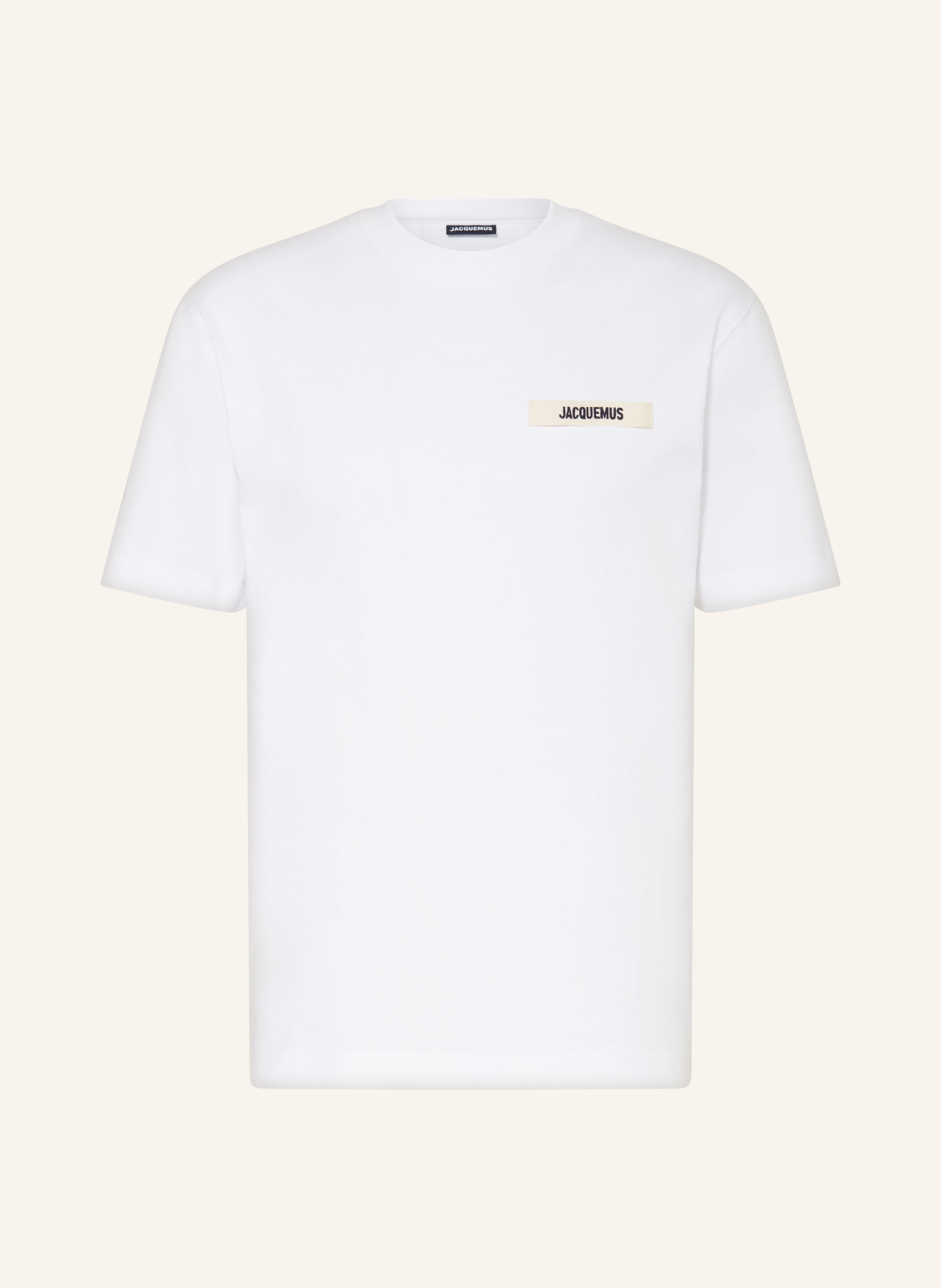 JACQUEMUS T-shirt LE TSHIRT GROS GRAIN in white