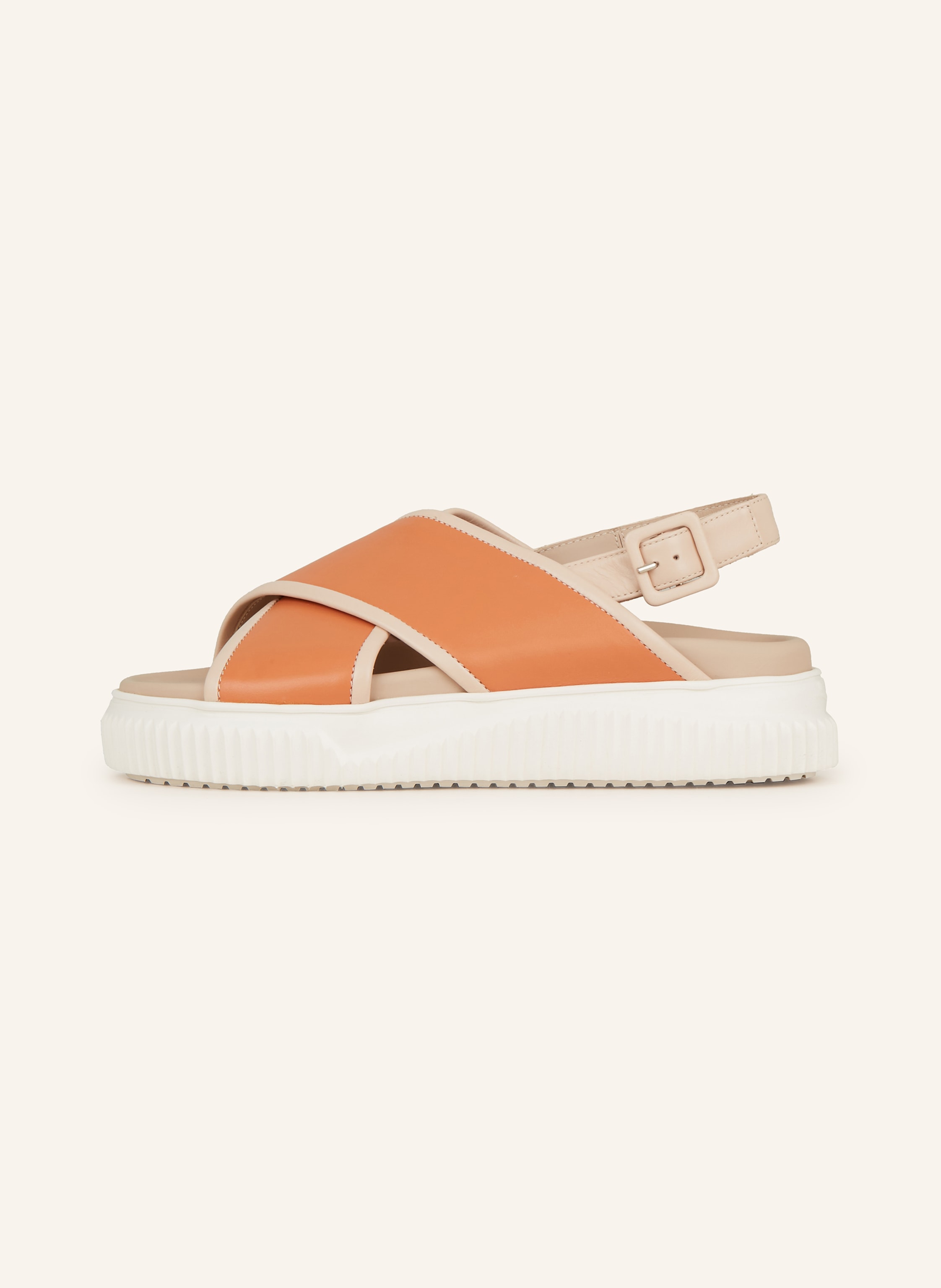 Thumbnail - Voile Blanche Plateau-Sandalen Lisa beige